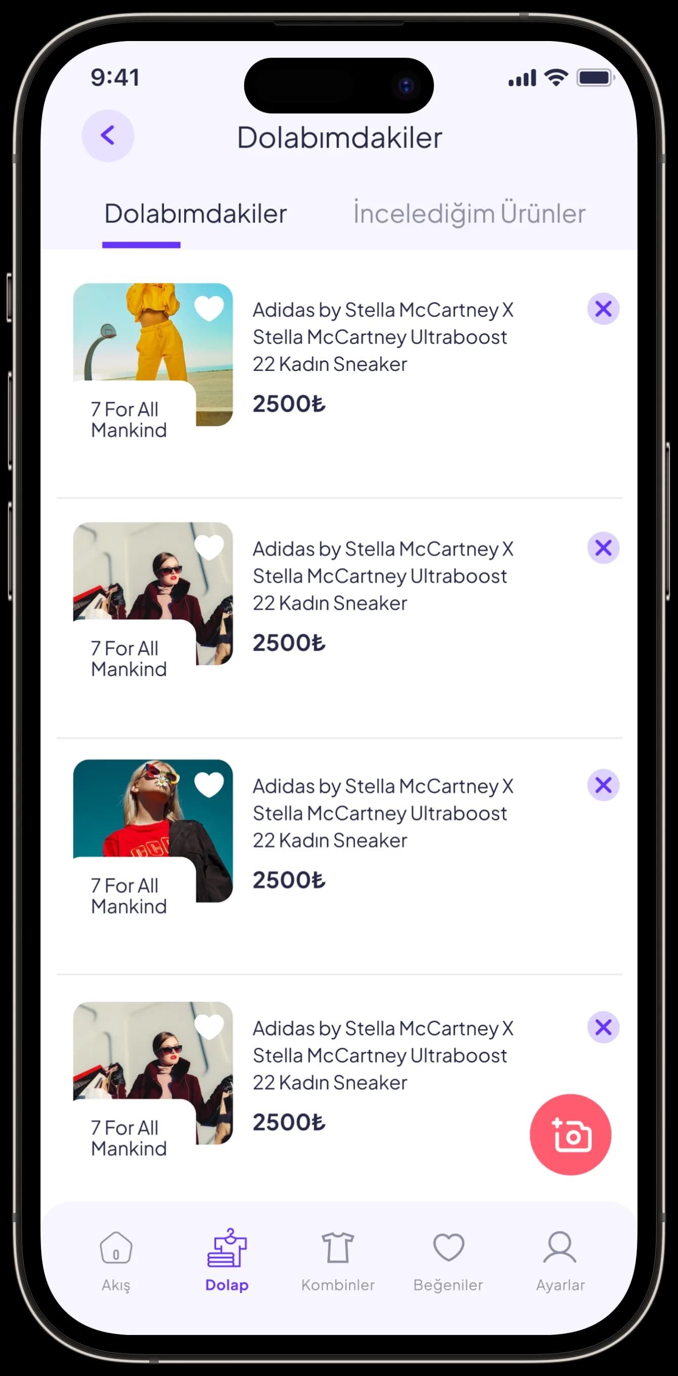 Fashion App — Mobil Uygulama