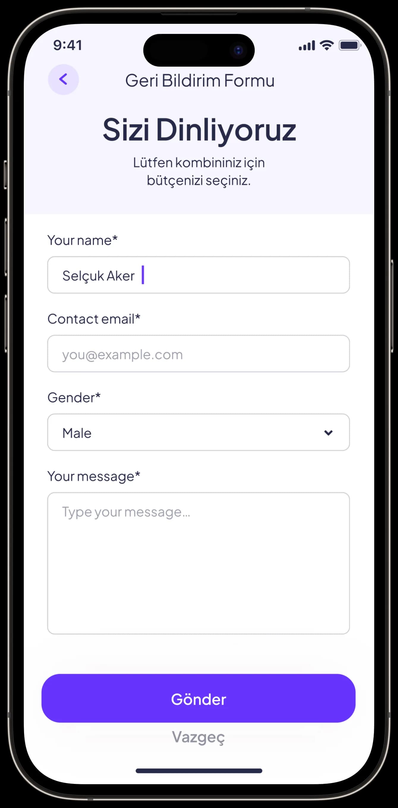 Fashion App — Mobil Uygulama