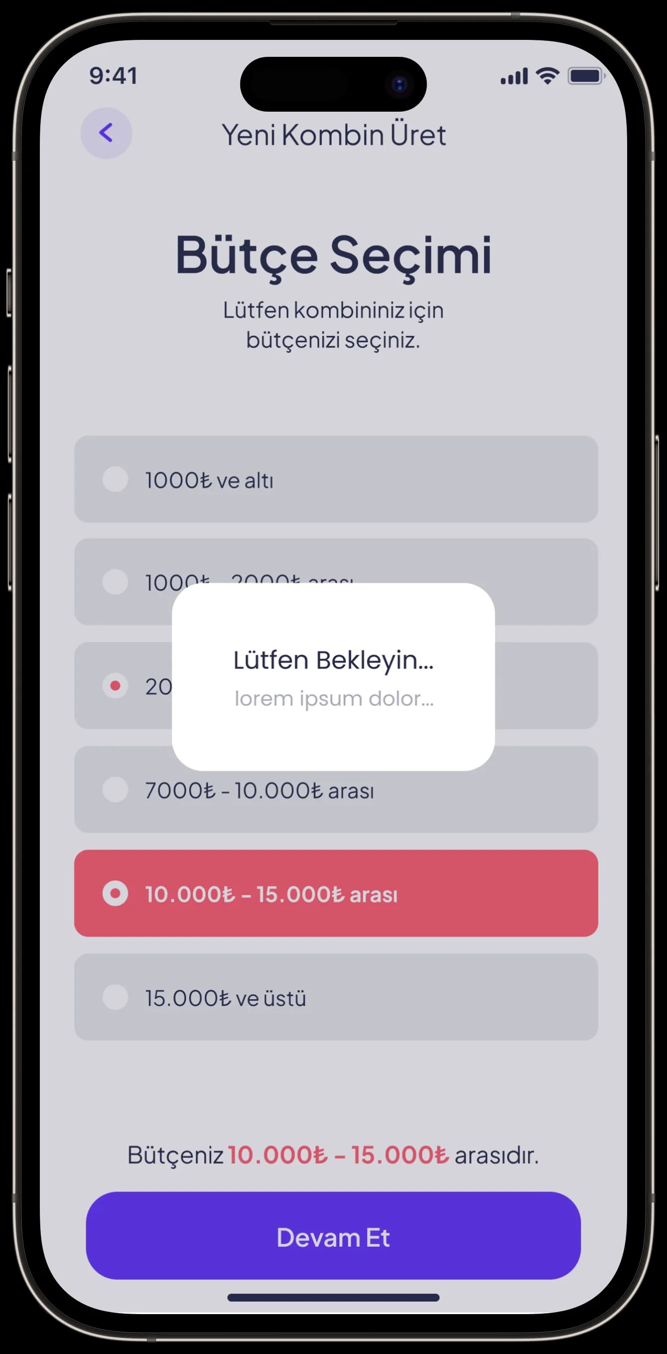 Fashion App — Mobil Uygulama
