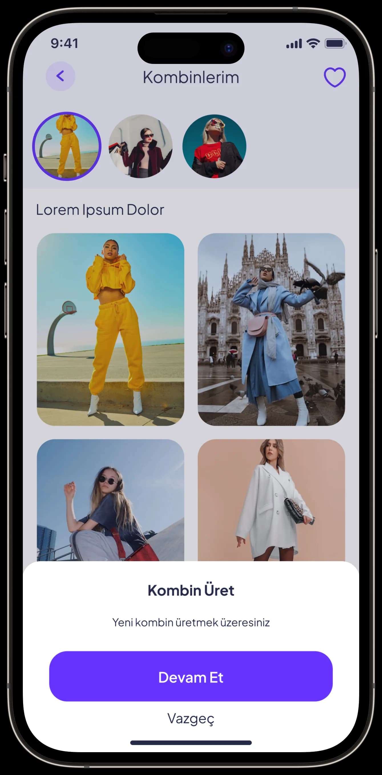 Fashion App — Mobil Uygulama