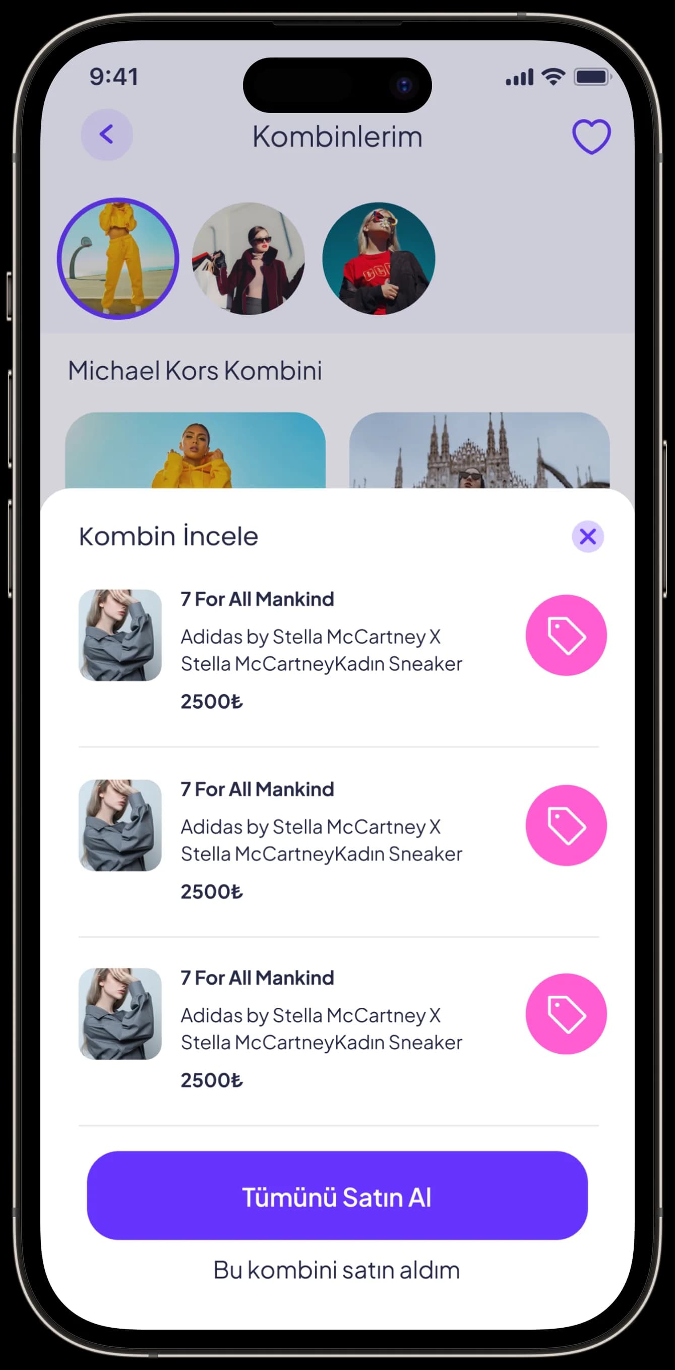 Fashion App — Mobil Uygulama