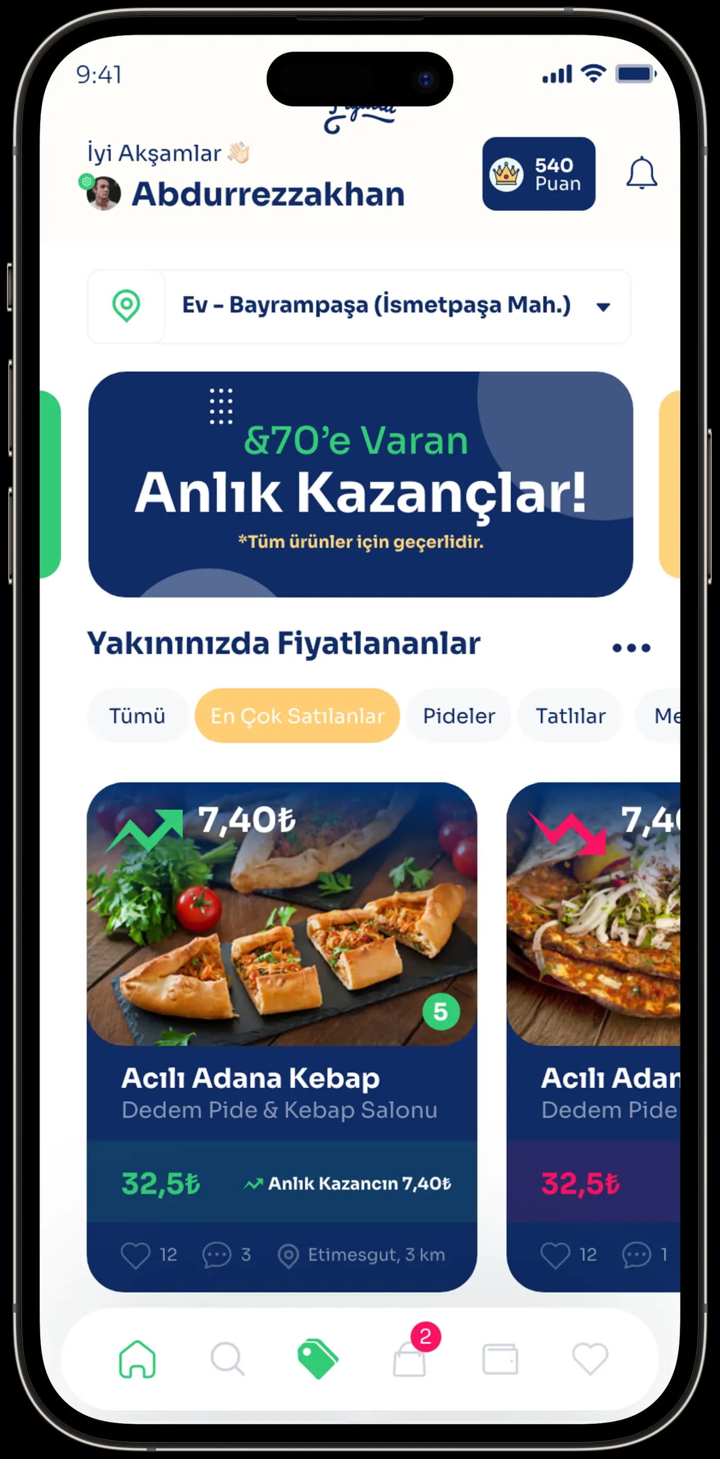 Fiyatla App — Mobil Uygulama