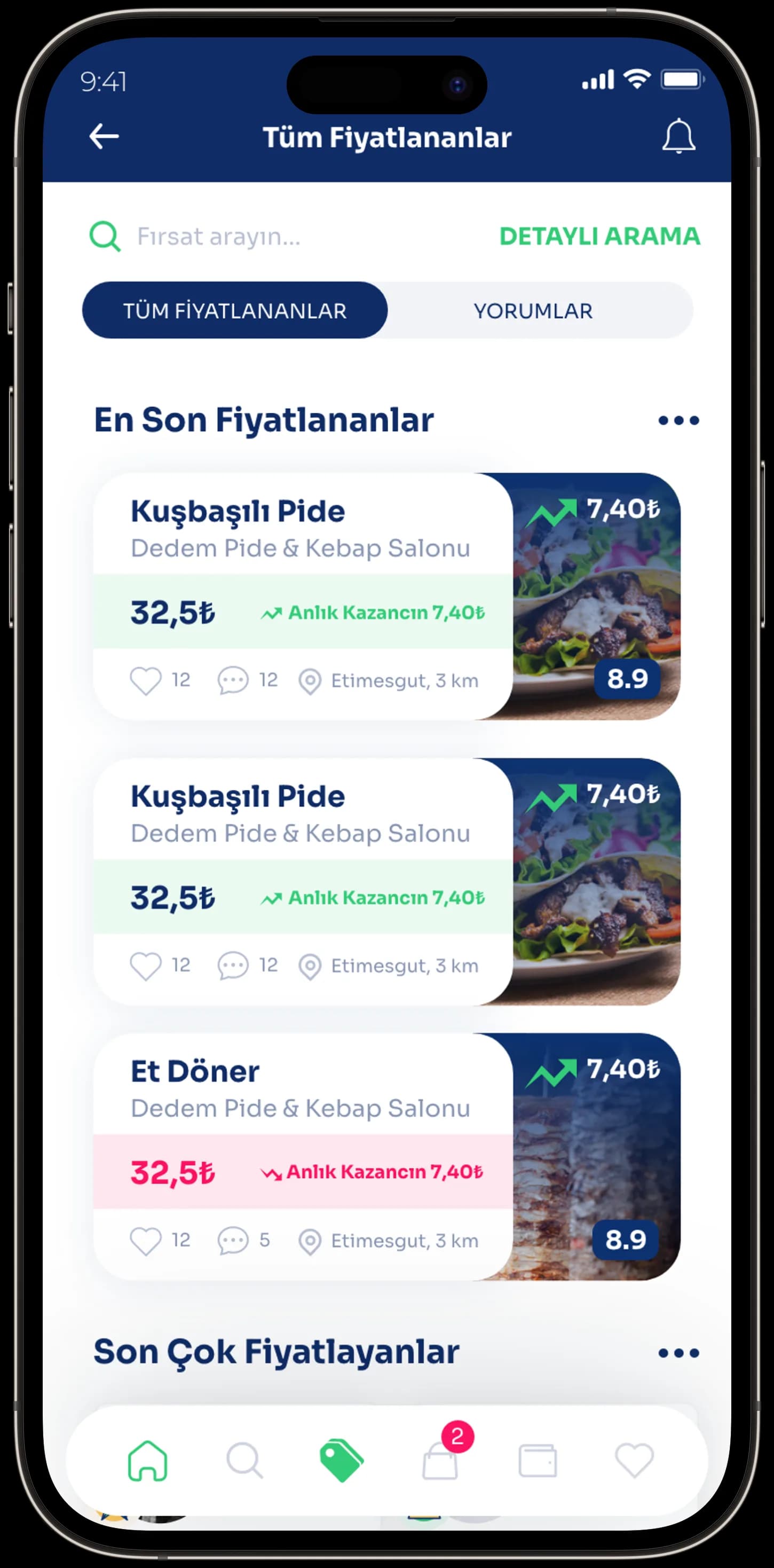 Fiyatla App — Mobil Uygulama