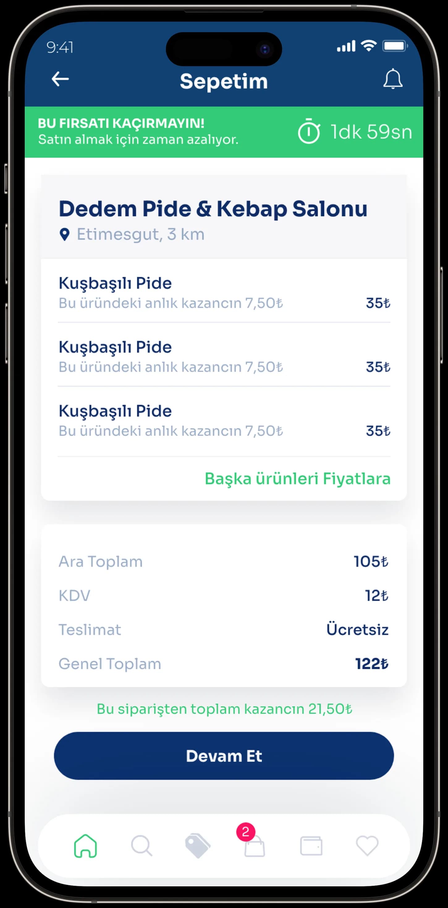 Fiyatla App — Mobil Uygulama