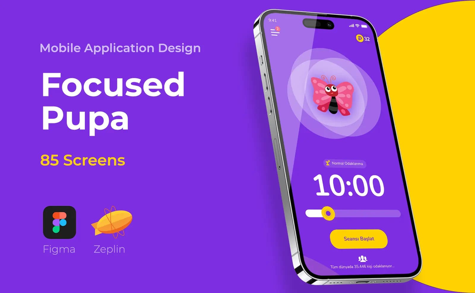 Focused Pupa — Mobil Uygulama