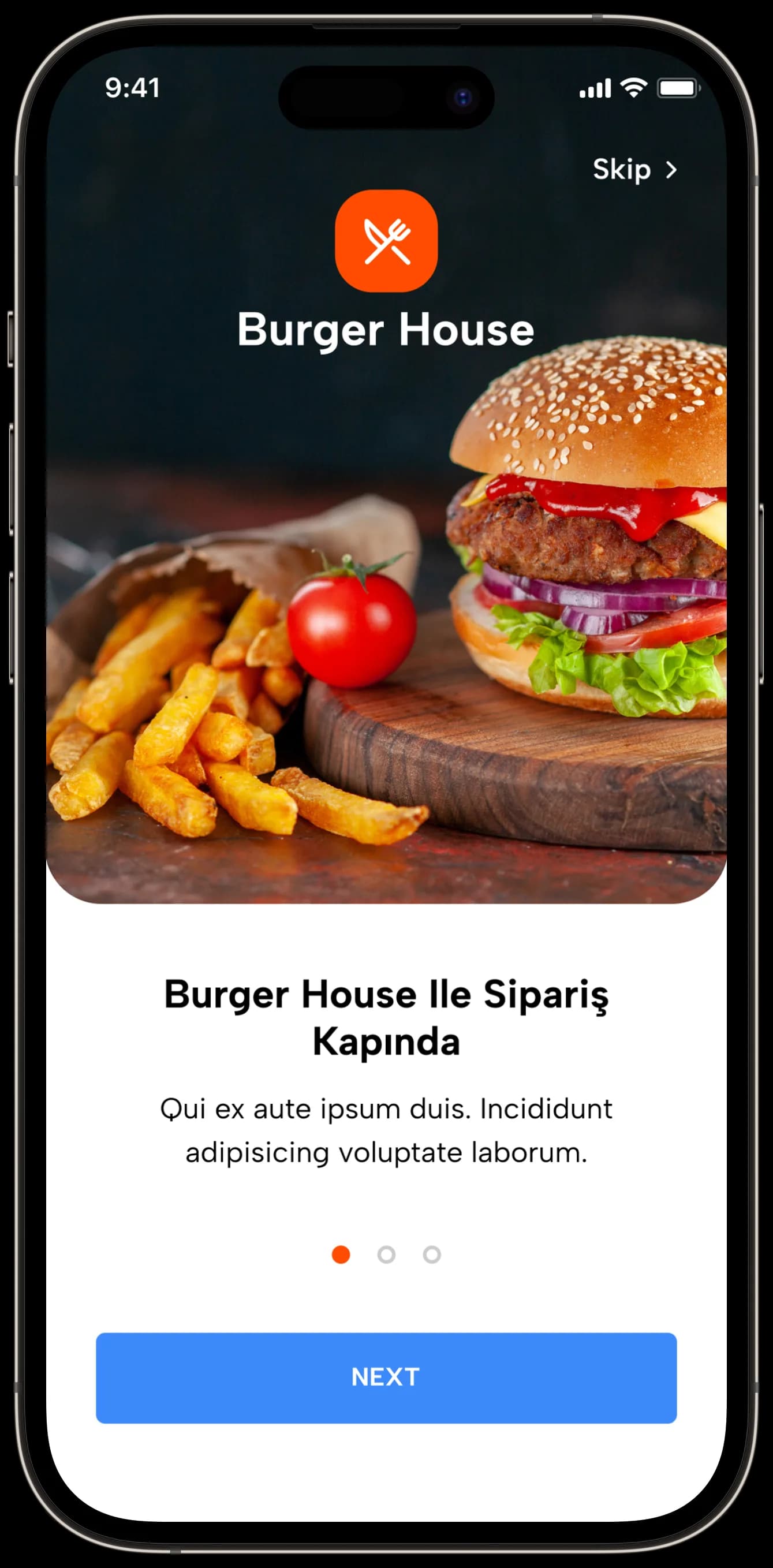 Food Delivery — Mobil Uygulama