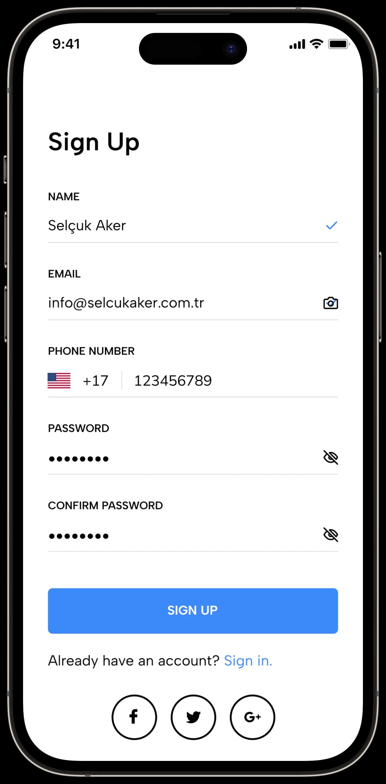 Food Delivery — Mobil Uygulama