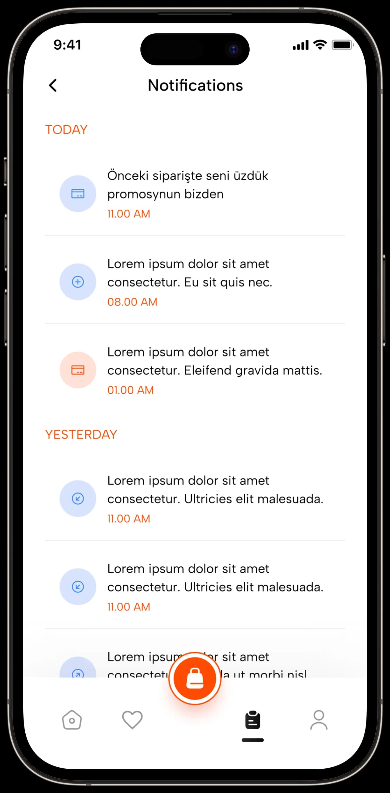 Food Delivery — Mobil Uygulama