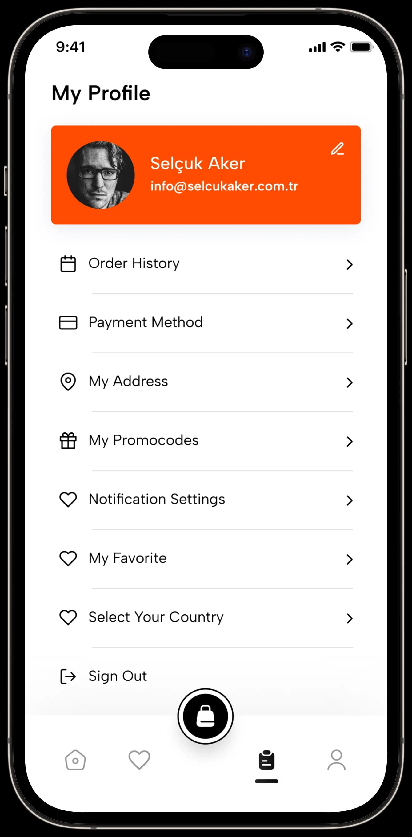 Food Delivery — Mobil Uygulama