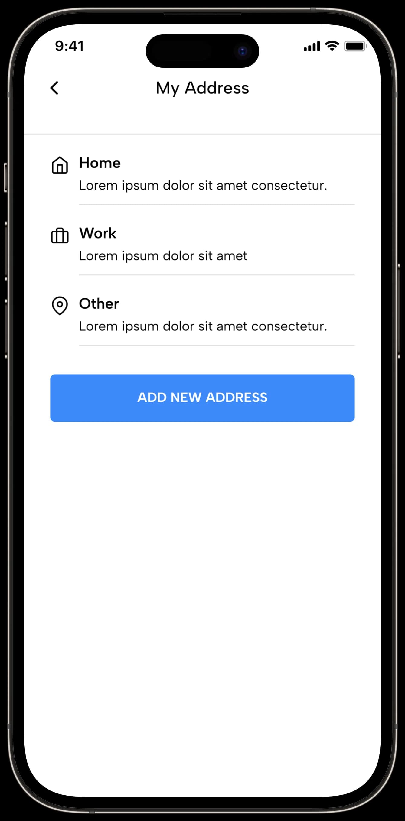 Food Delivery — Mobil Uygulama