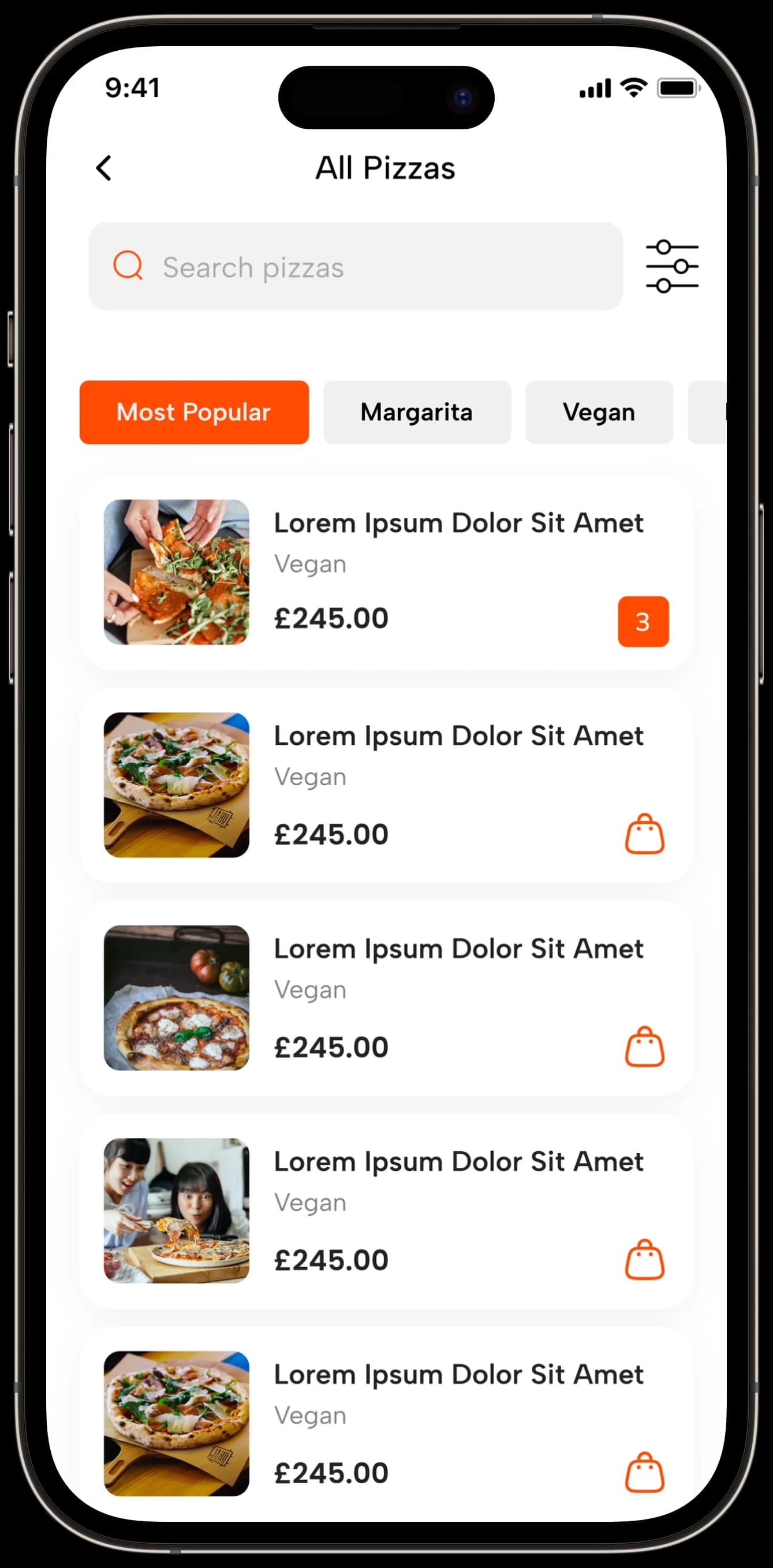 Food Delivery — Mobil Uygulama