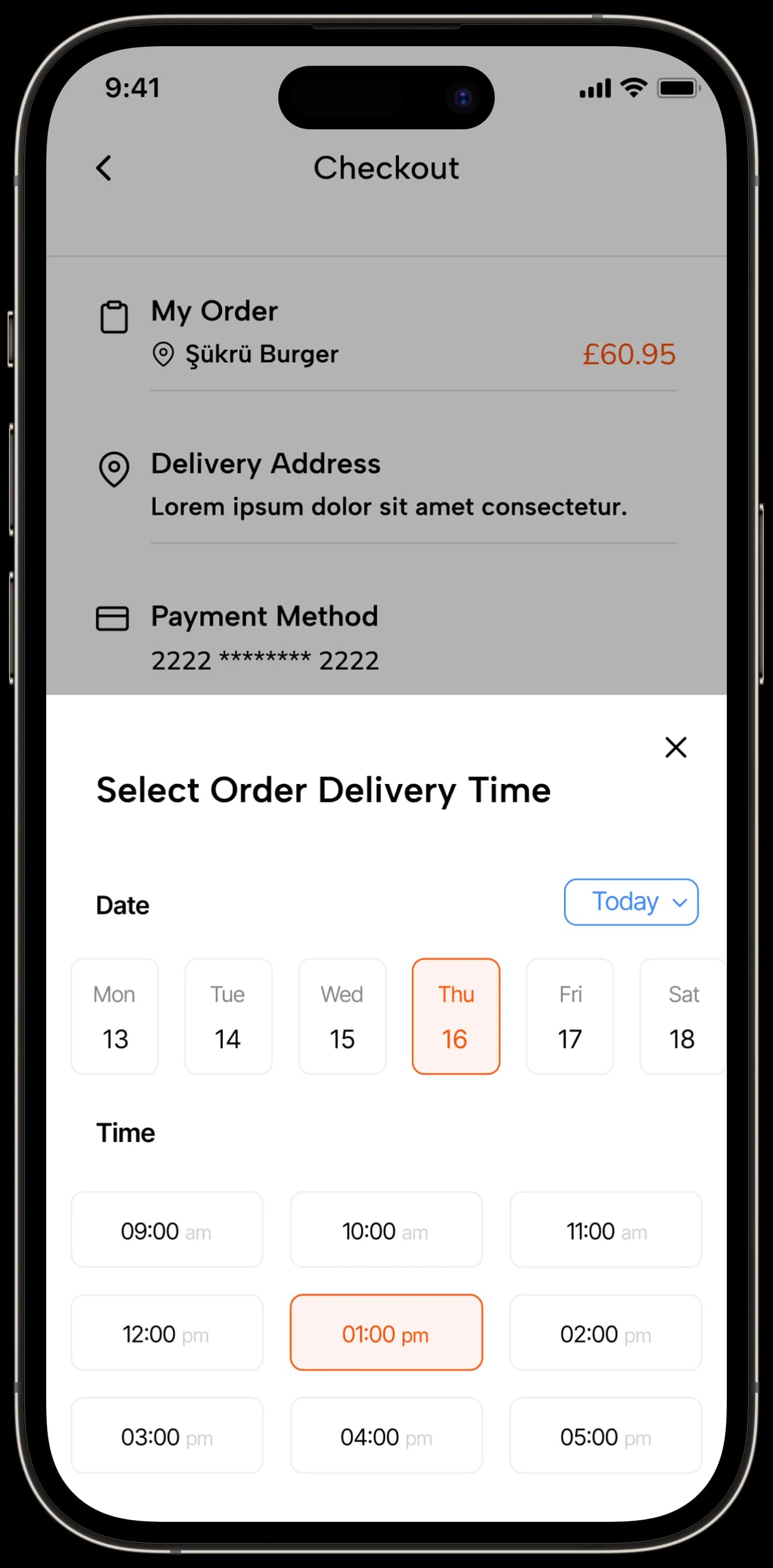 Food Delivery — Mobil Uygulama