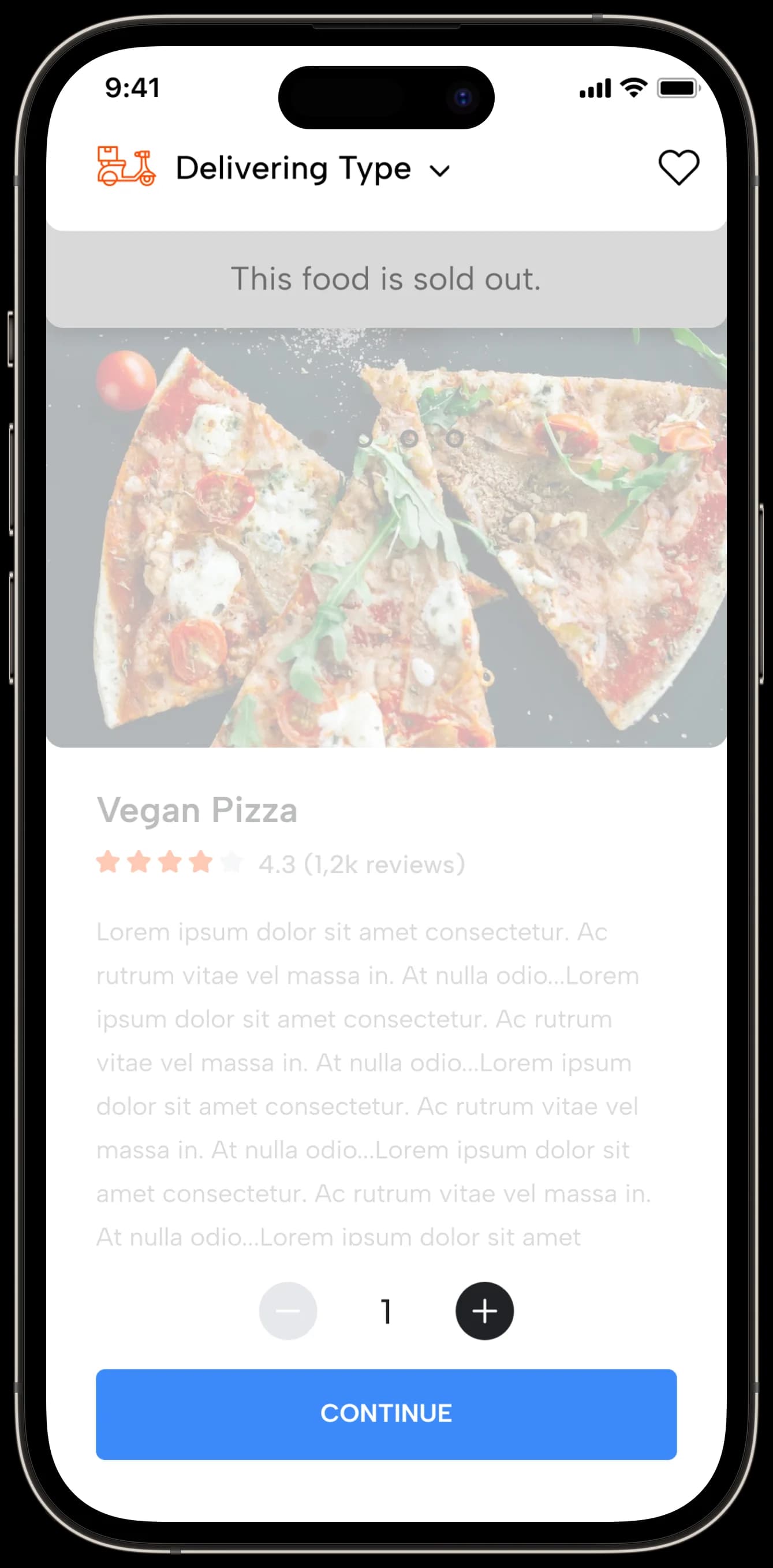 Food Delivery — Mobil Uygulama