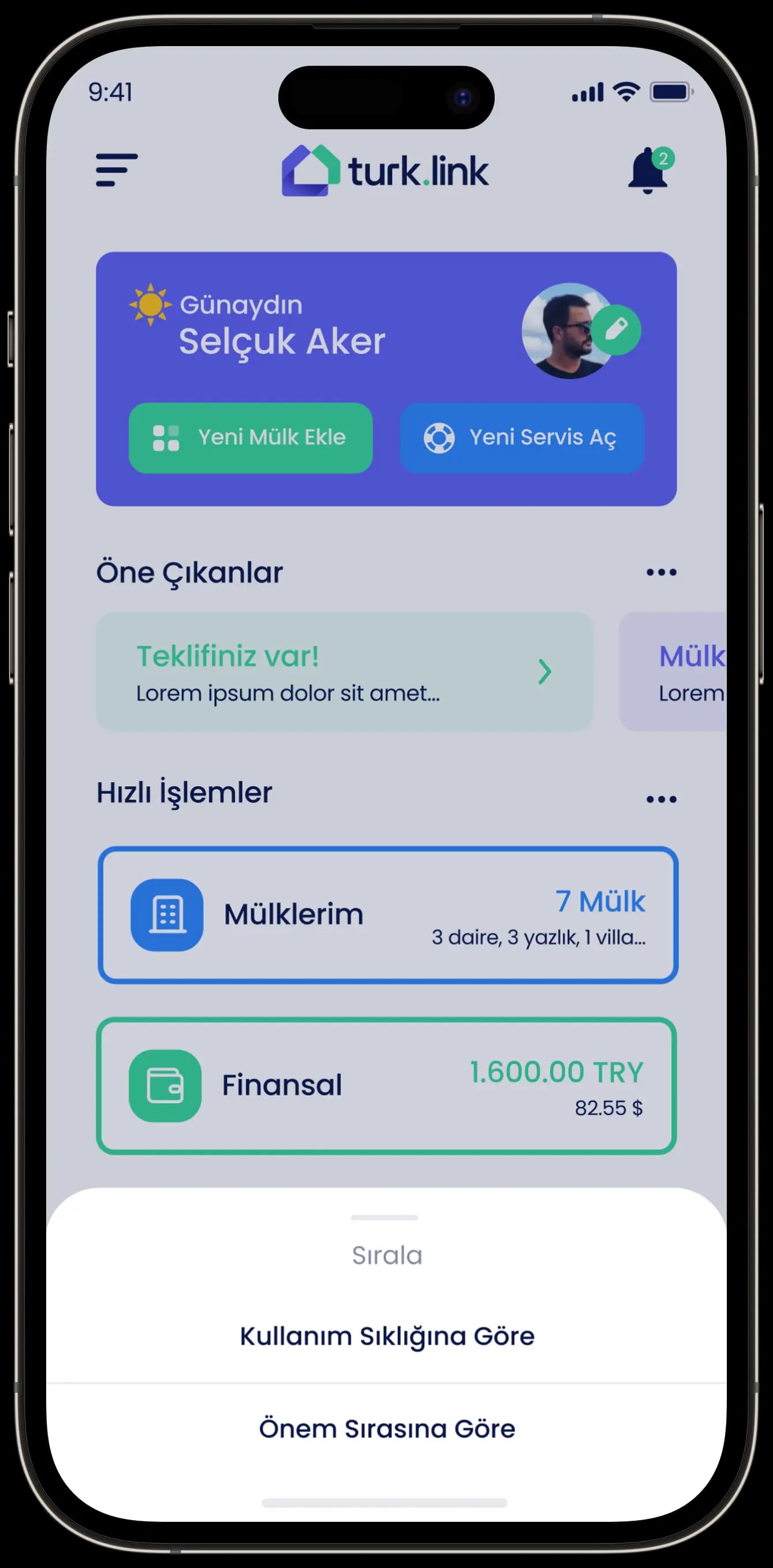 Real Estate App — Mobil Uygulama