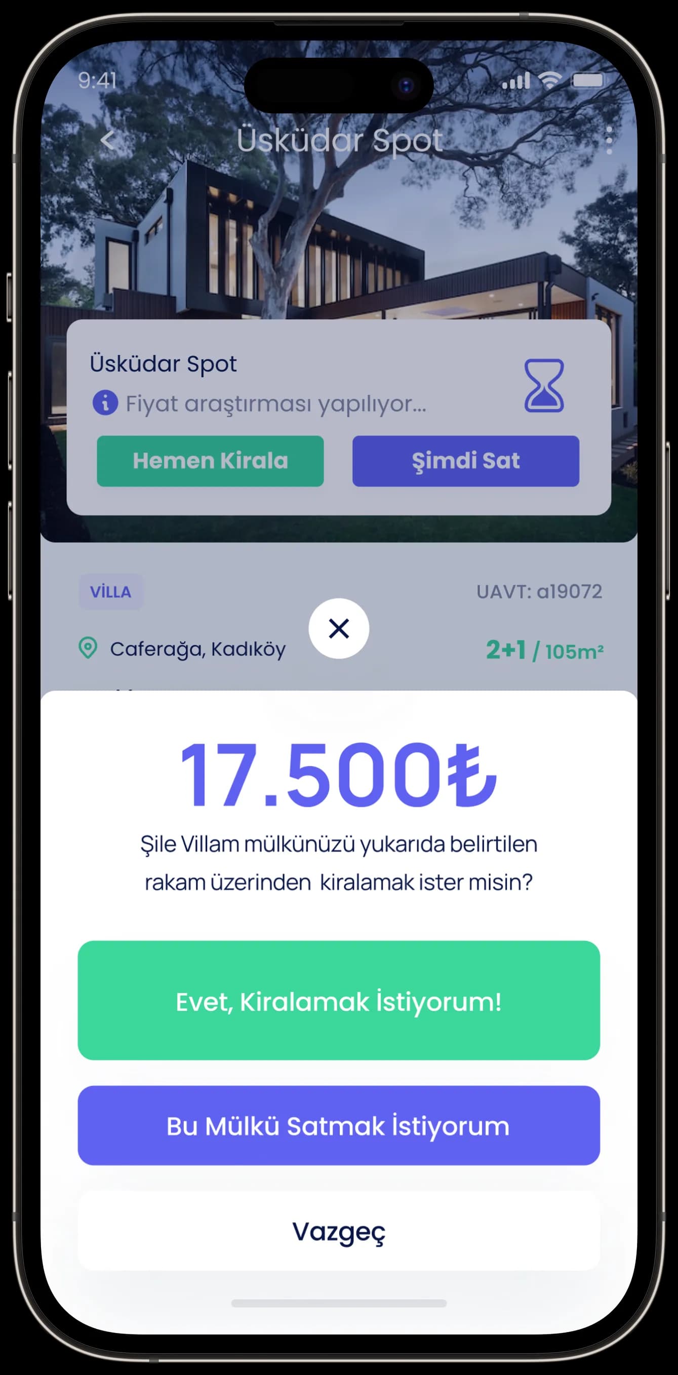 Real Estate App — Mobil Uygulama