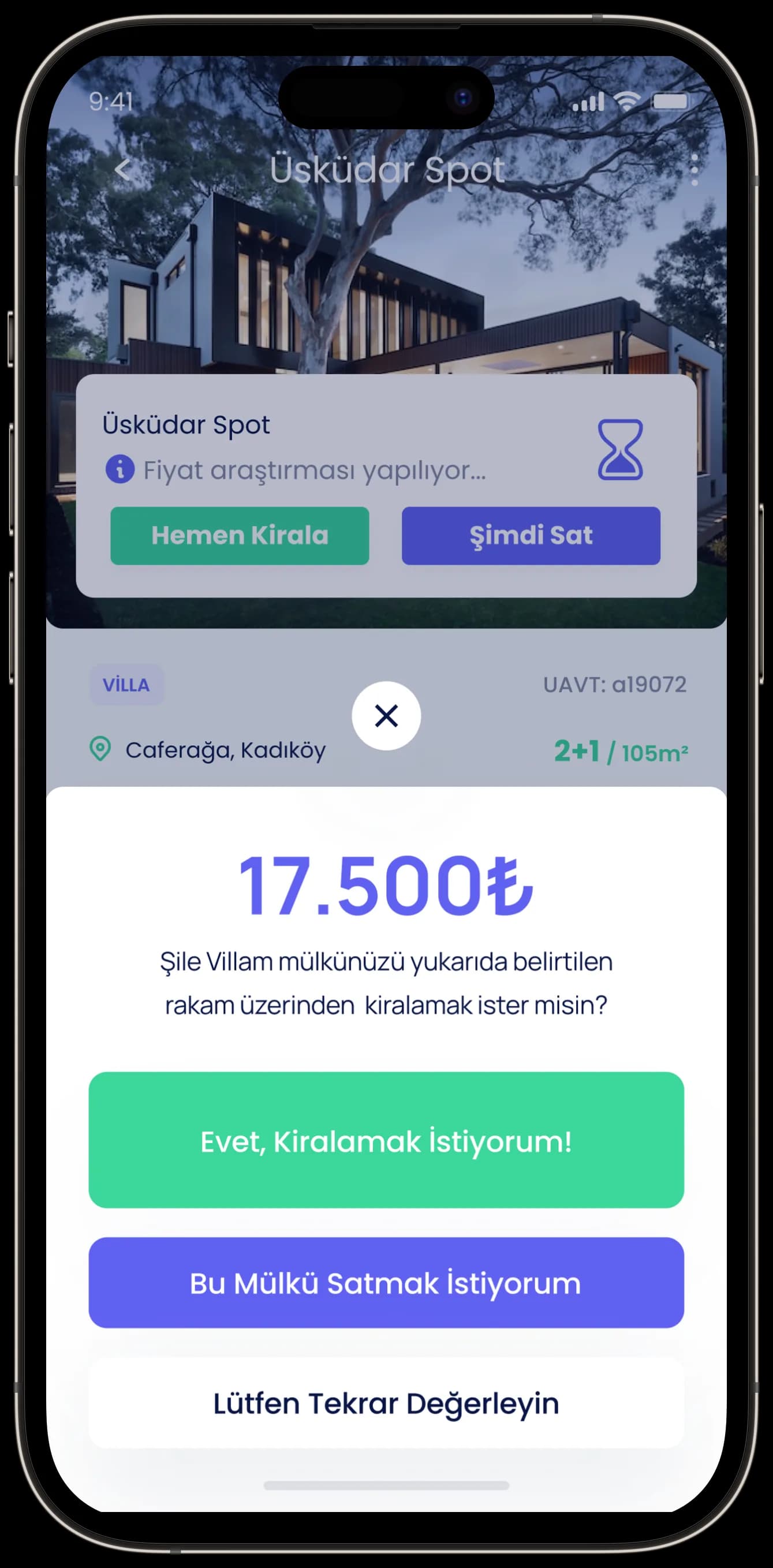 Real Estate App — Mobil Uygulama