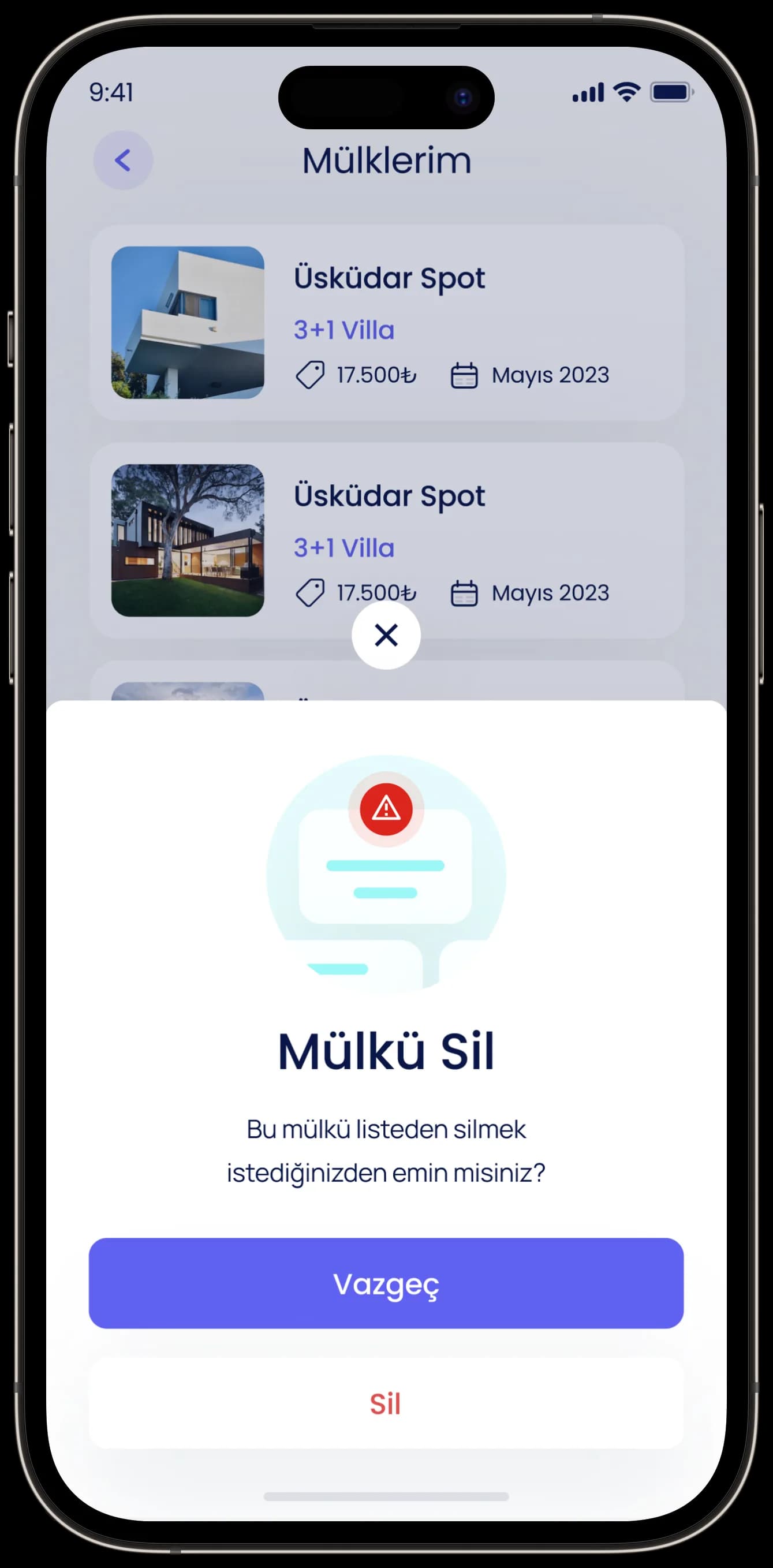 Real Estate App — Mobil Uygulama