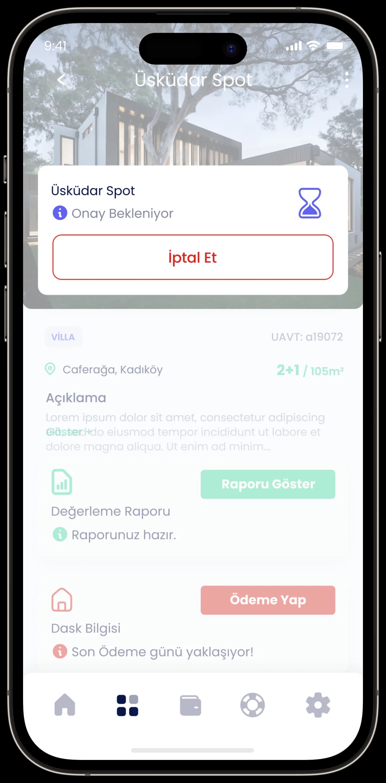 Real Estate App — Mobil Uygulama