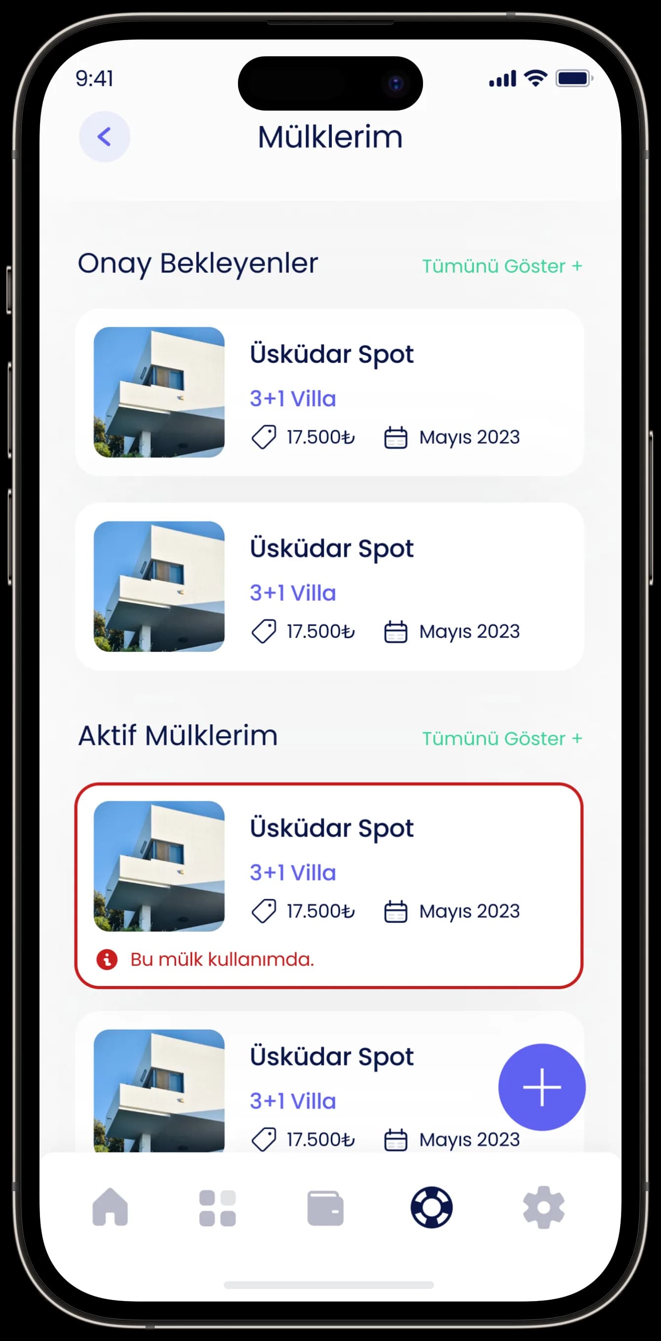 Real Estate App — Mobil Uygulama