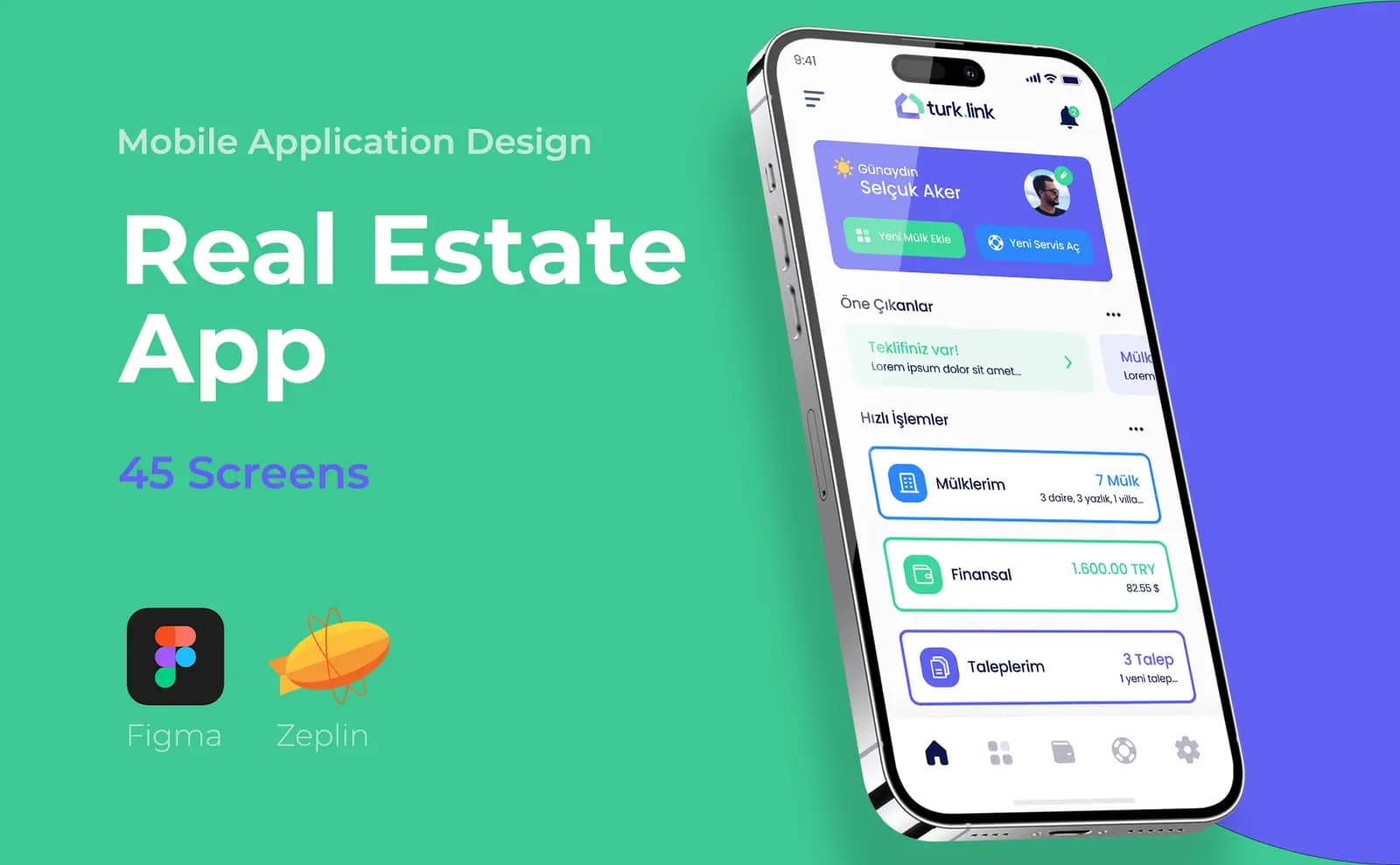Real Estate App — Mobil Uygulama