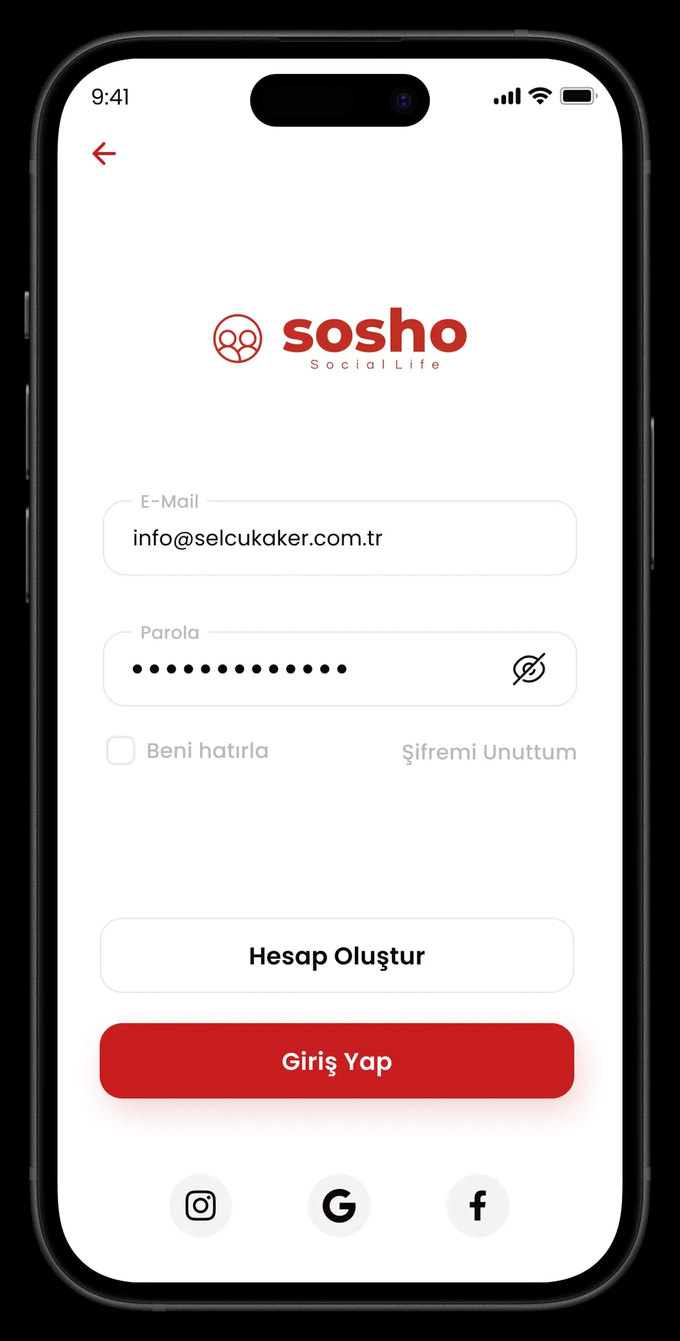 Food & Drink Discount App — Mobil Uygulama