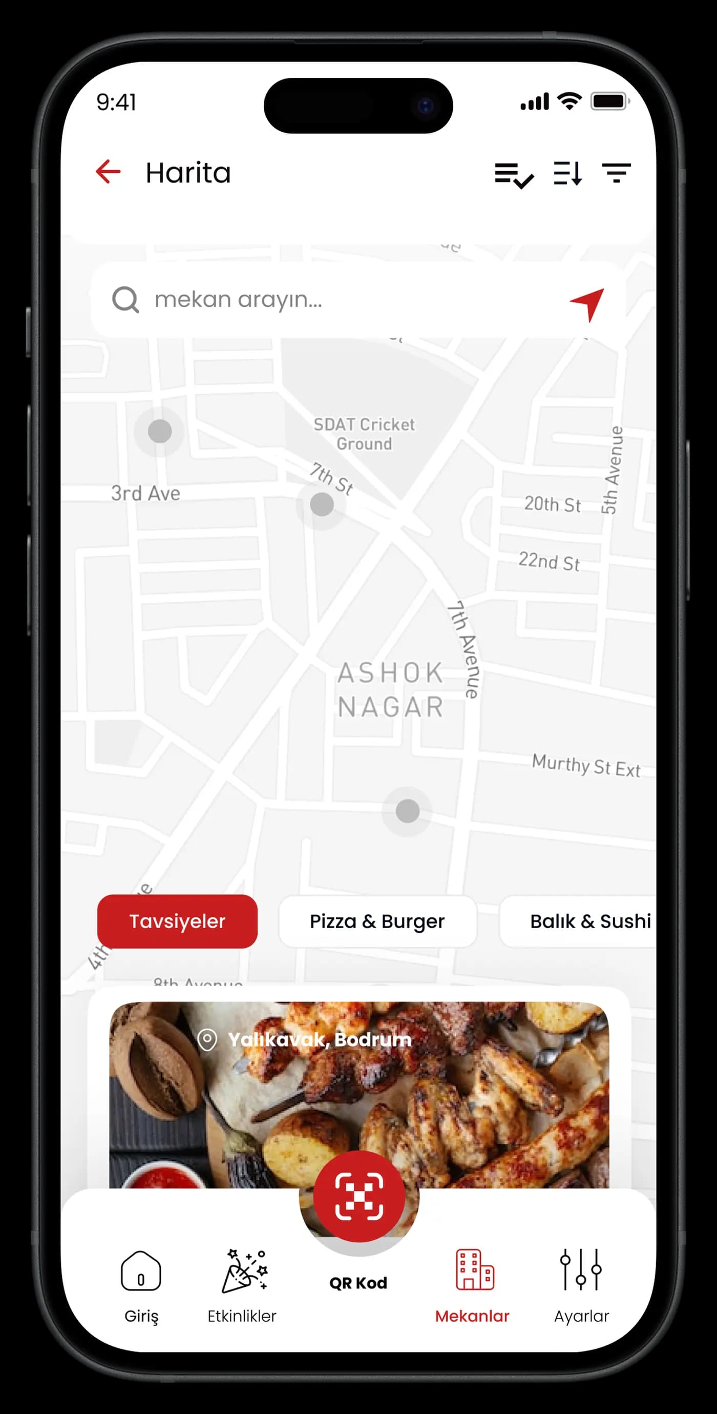 Food & Drink Discount App — Mobil Uygulama