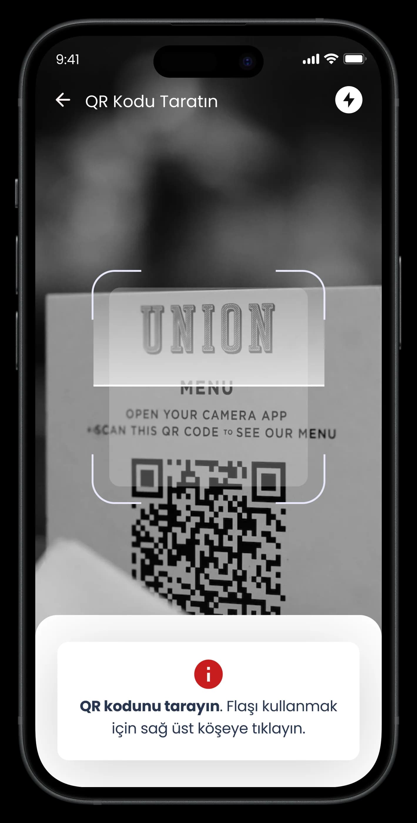 Food & Drink Discount App — Mobil Uygulama