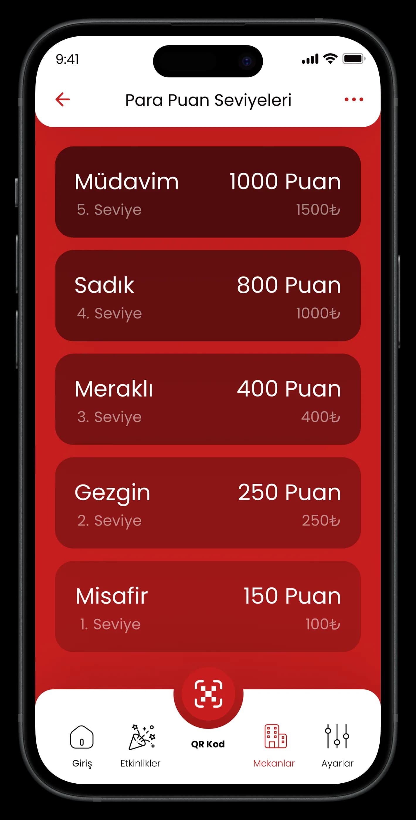 Food & Drink Discount App — Mobil Uygulama