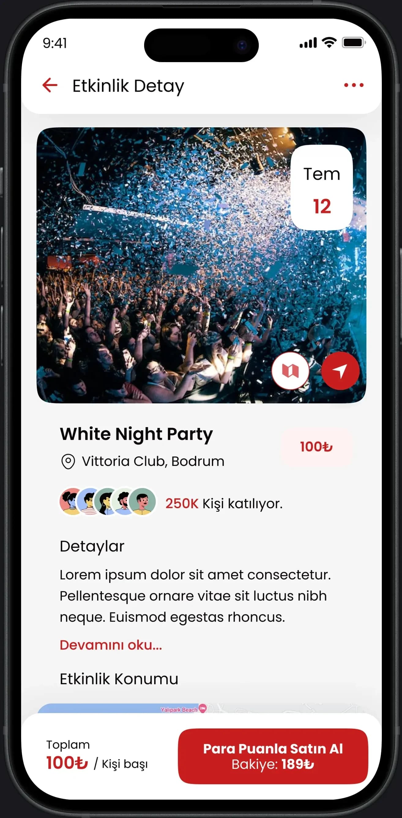 Food & Drink Discount App — Mobil Uygulama