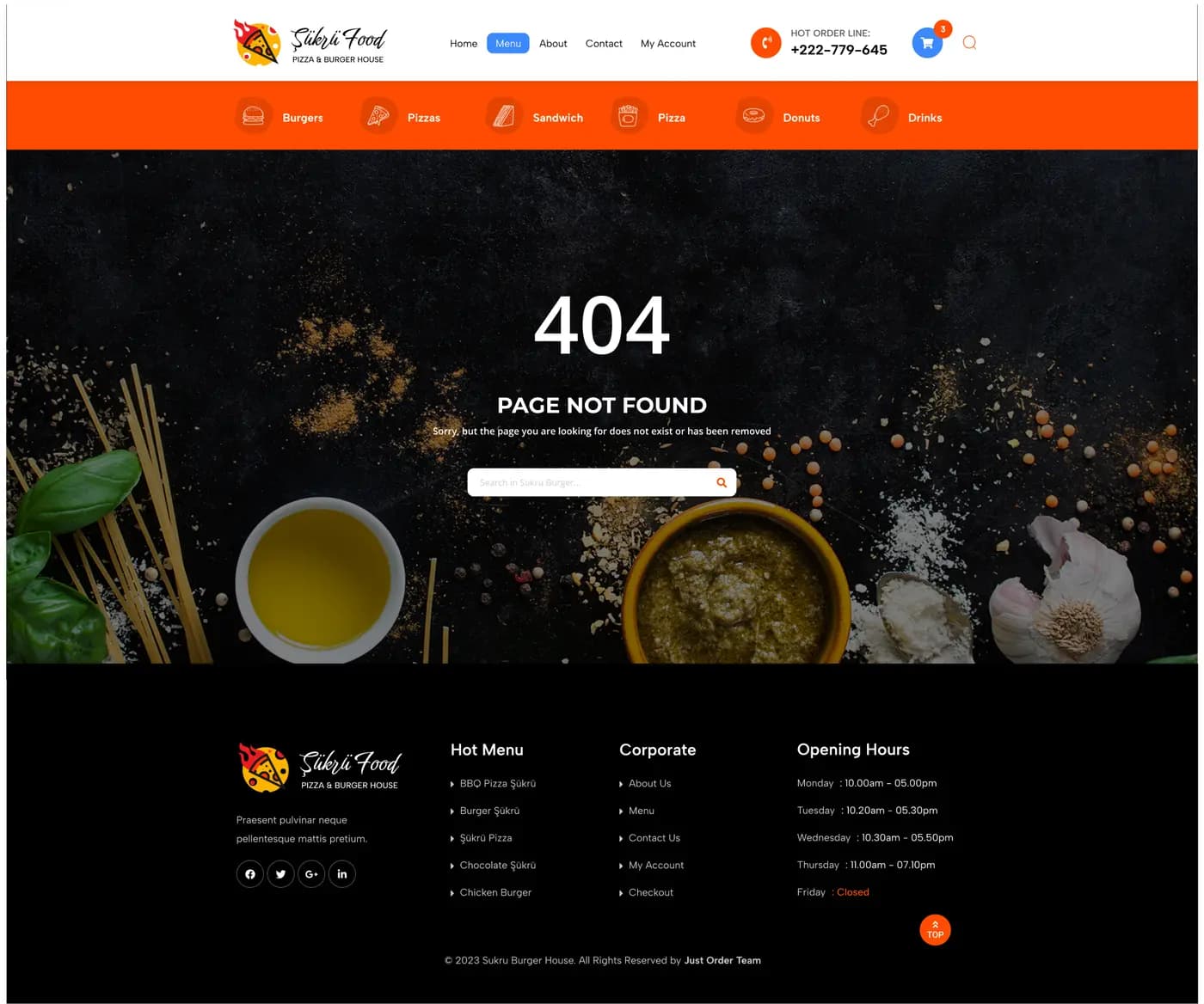 Food Order — E-Ticaret