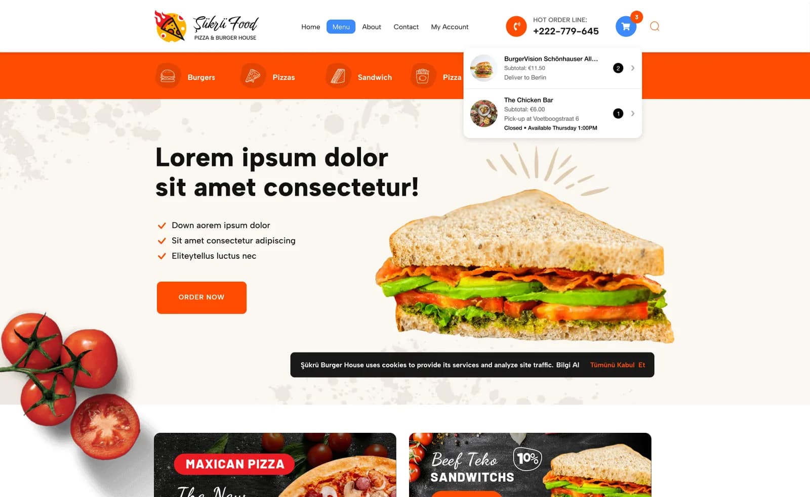 Food Order — E-Ticaret