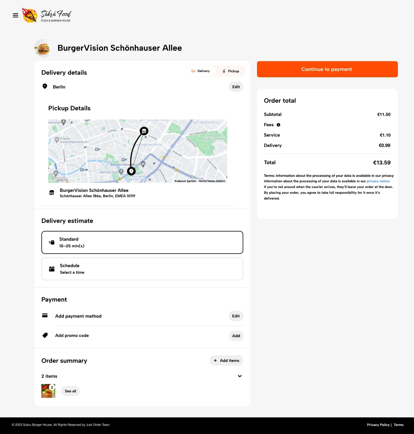 Food Order — E-Ticaret