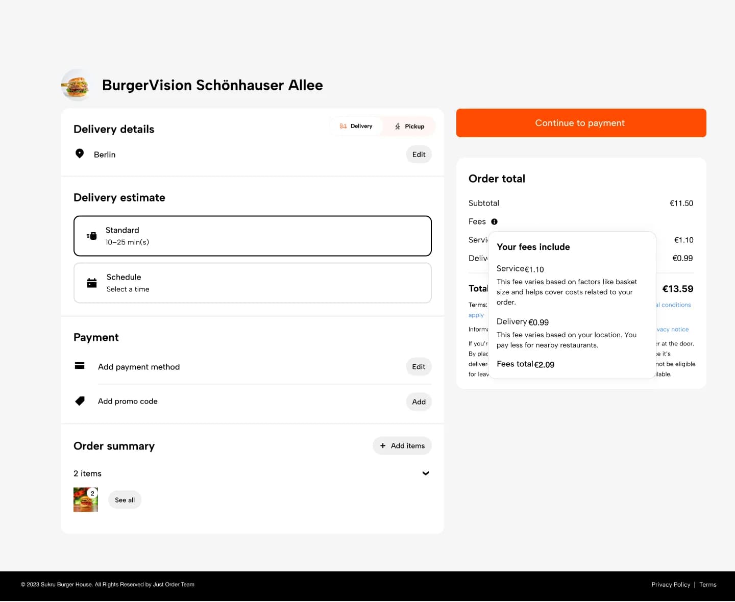 Food Order — E-Ticaret
