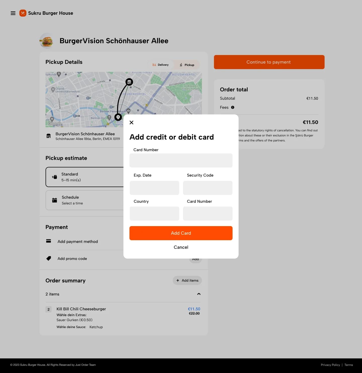 Food Order — E-Ticaret