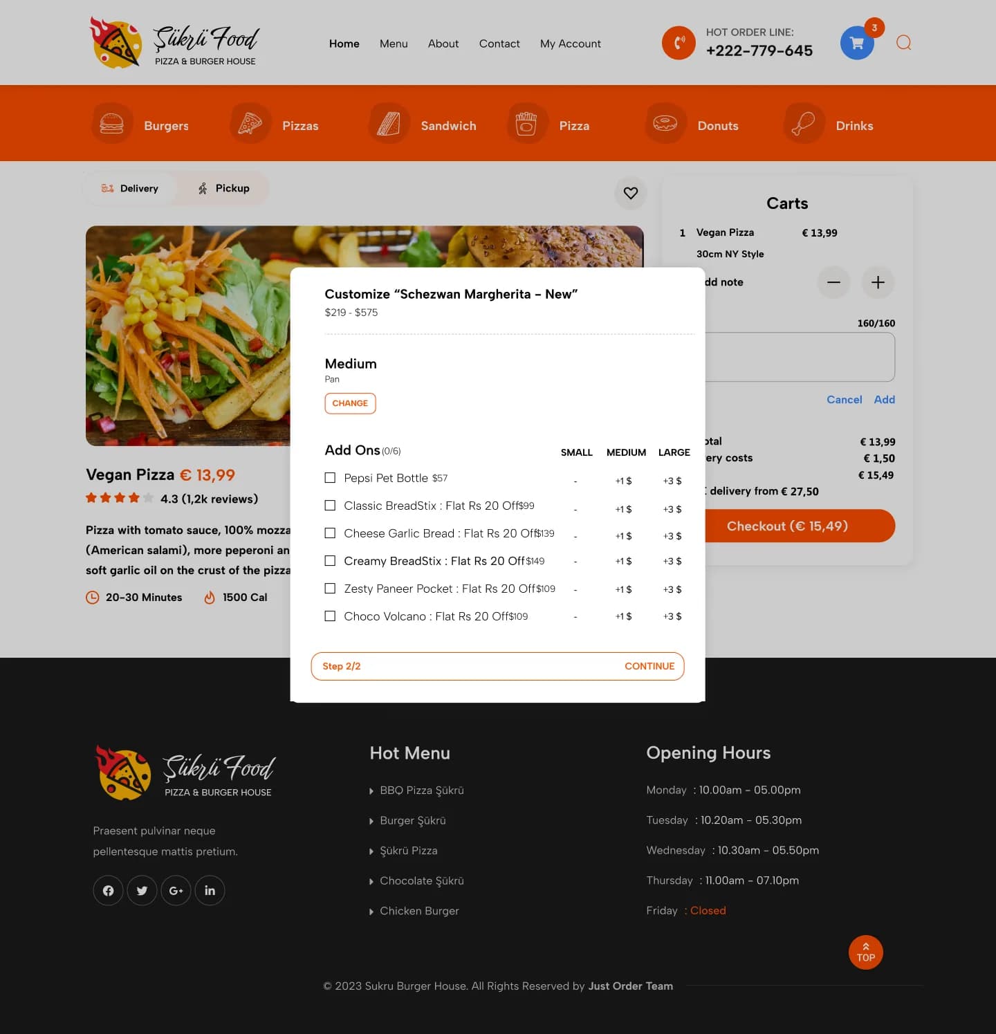 Food Order — E-Ticaret
