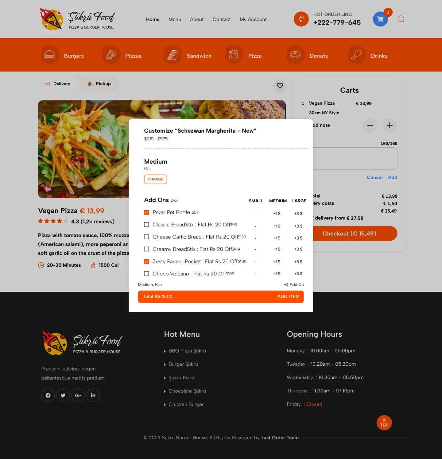 Food Order — E-Ticaret