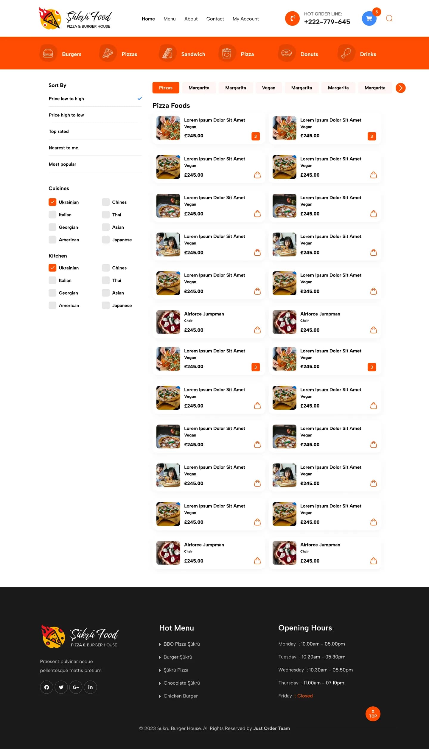 Food Order — E-Ticaret