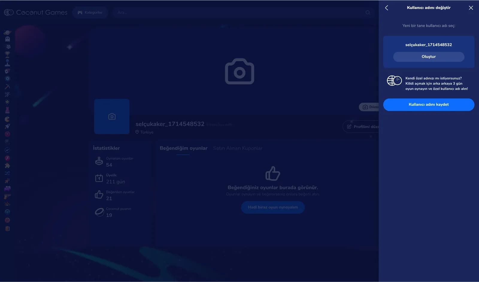Game Community Website — Web Sitesi
