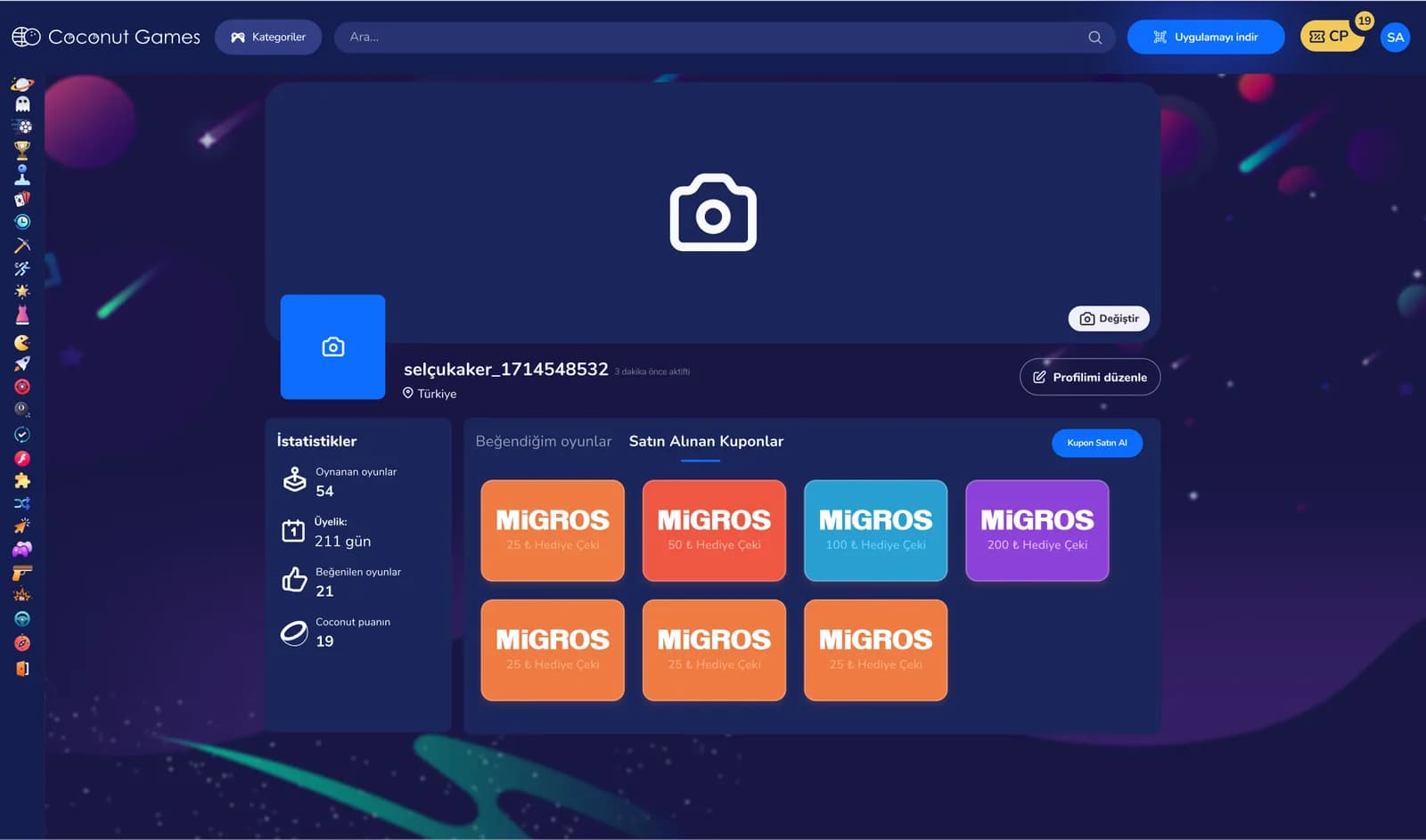 Game Community Website — Web Sitesi