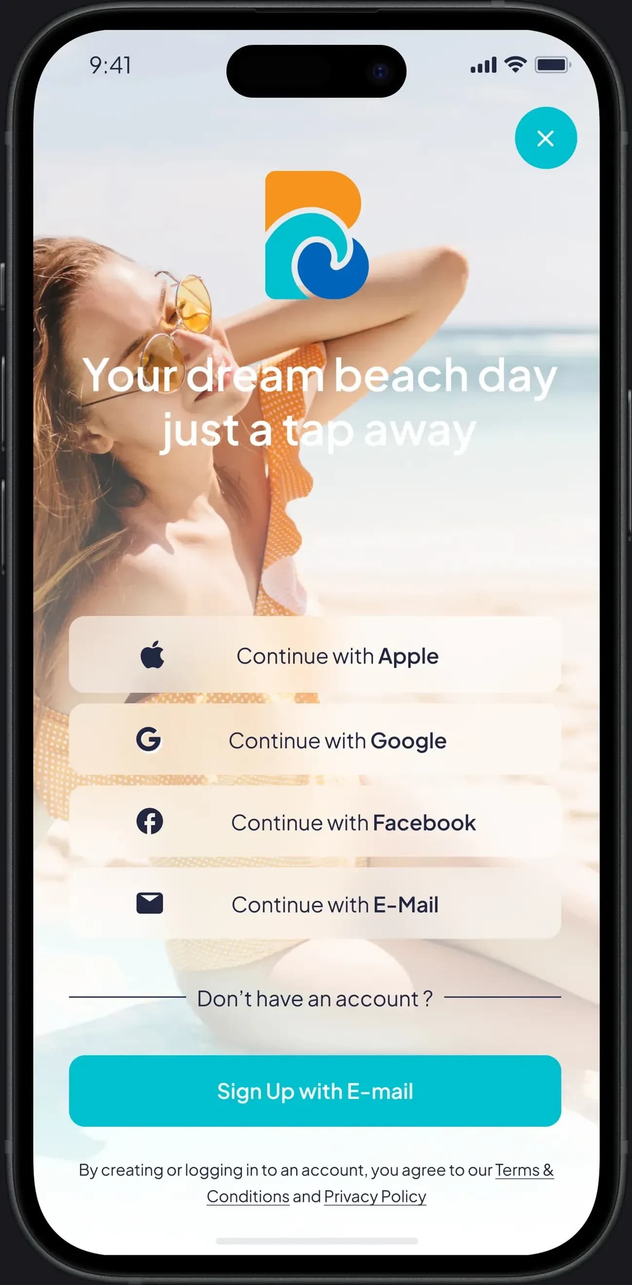 Go Beach Mobile App — Mobil Uygulama