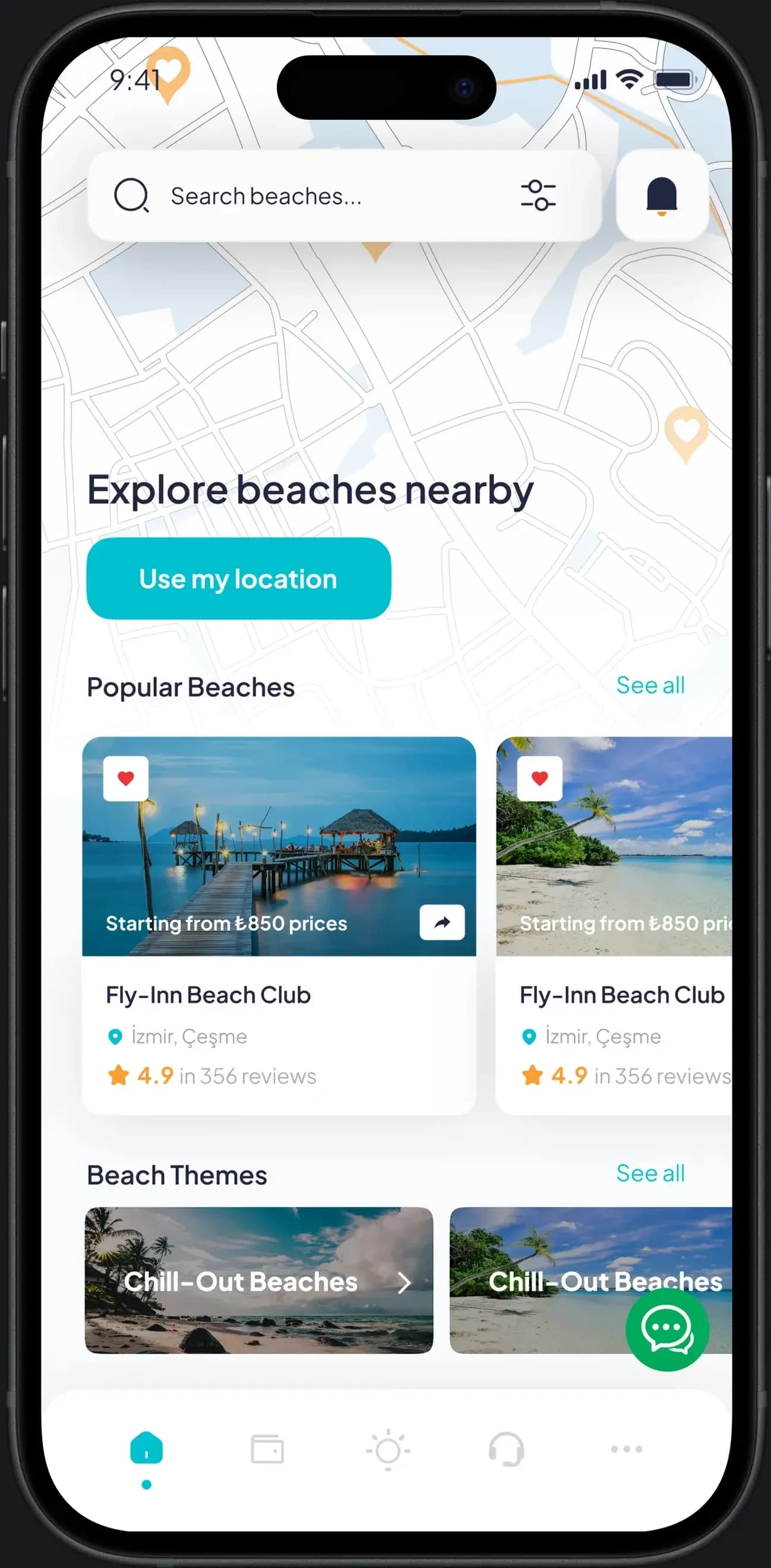 Go Beach Mobile App — Mobil Uygulama