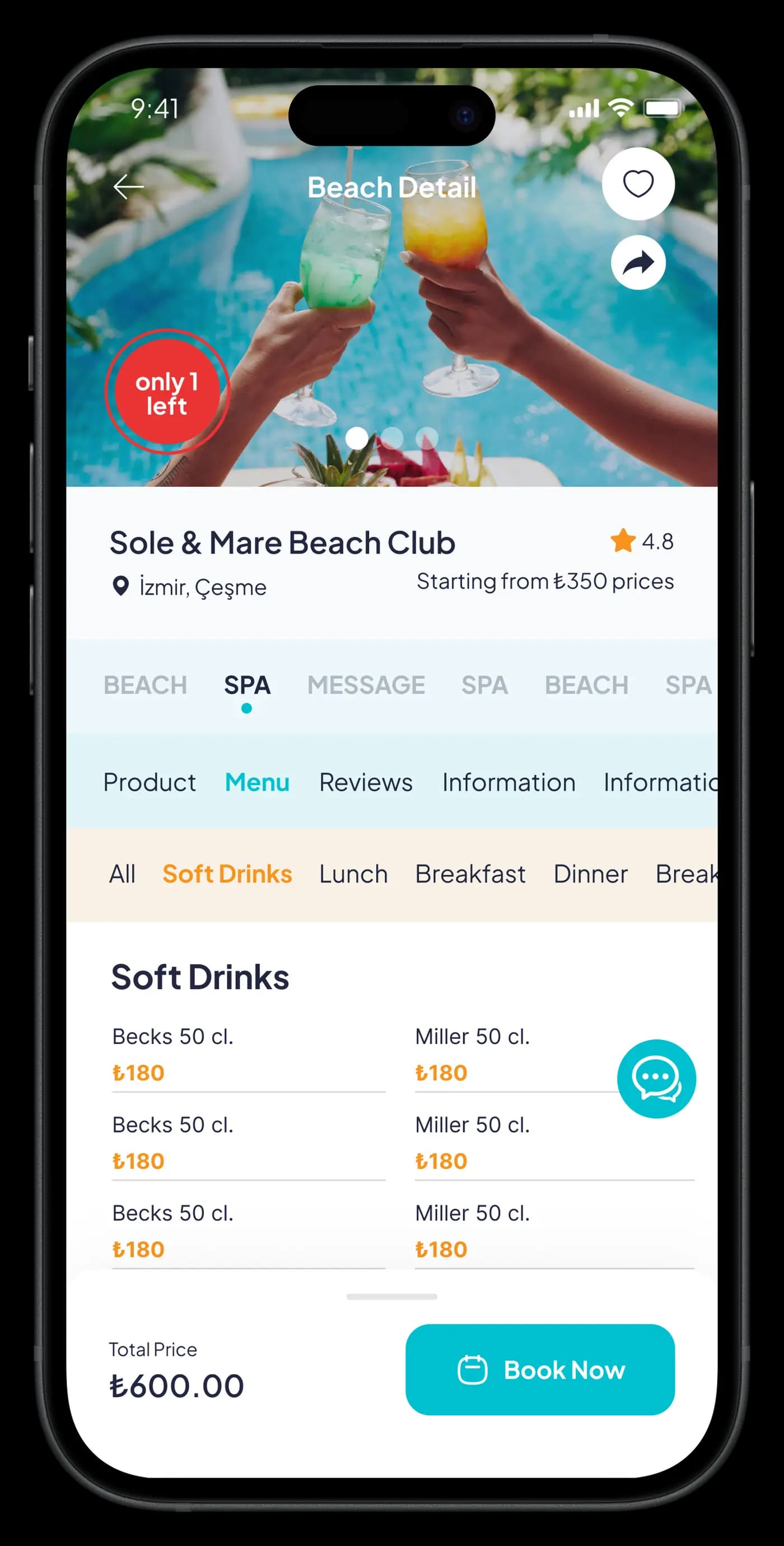 Go Beach Mobile App — Mobil Uygulama