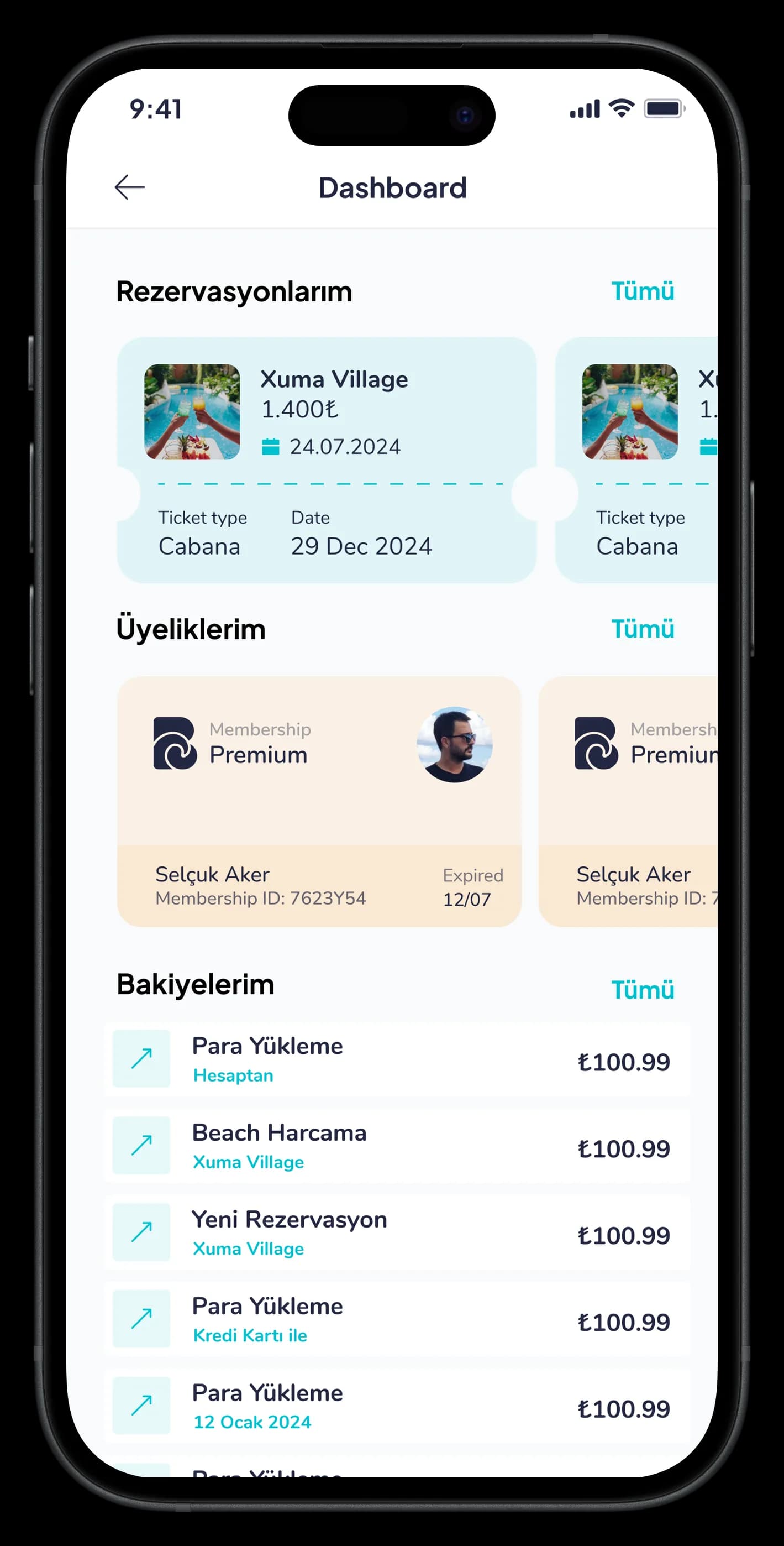 Go Beach Mobile App — Mobil Uygulama