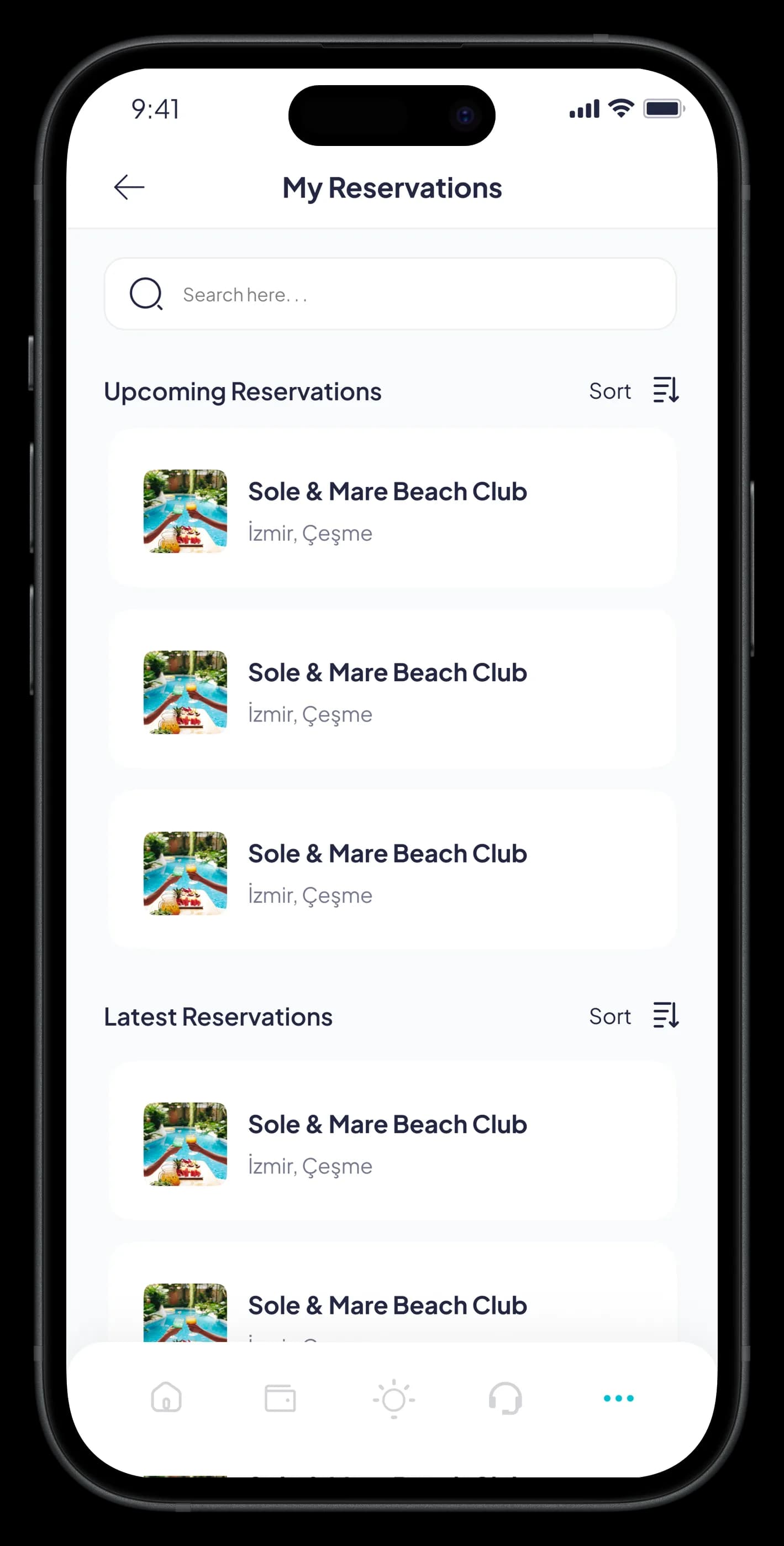 Go Beach Mobile App — Mobil Uygulama