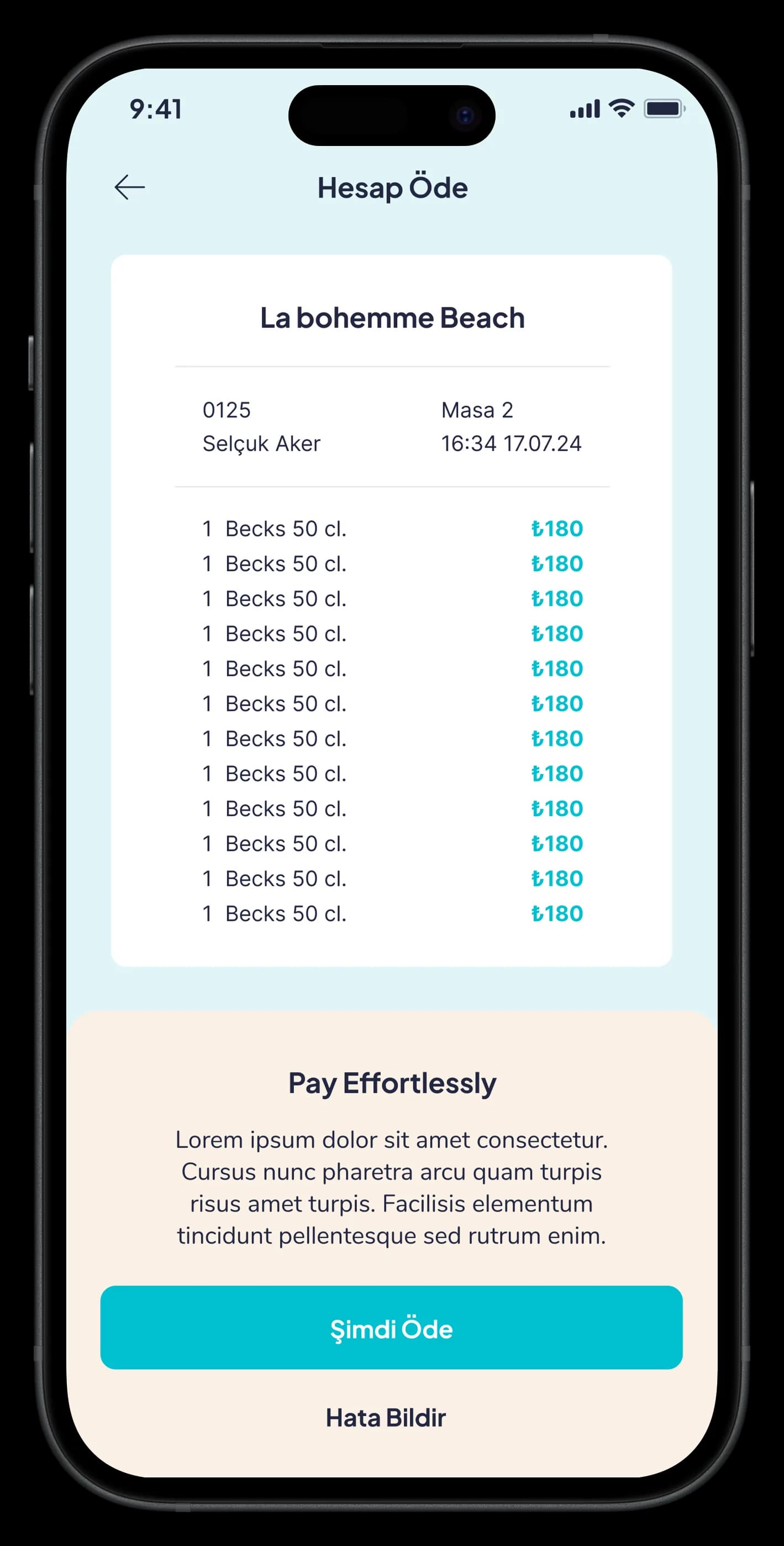 Go Beach Mobile App — Mobil Uygulama