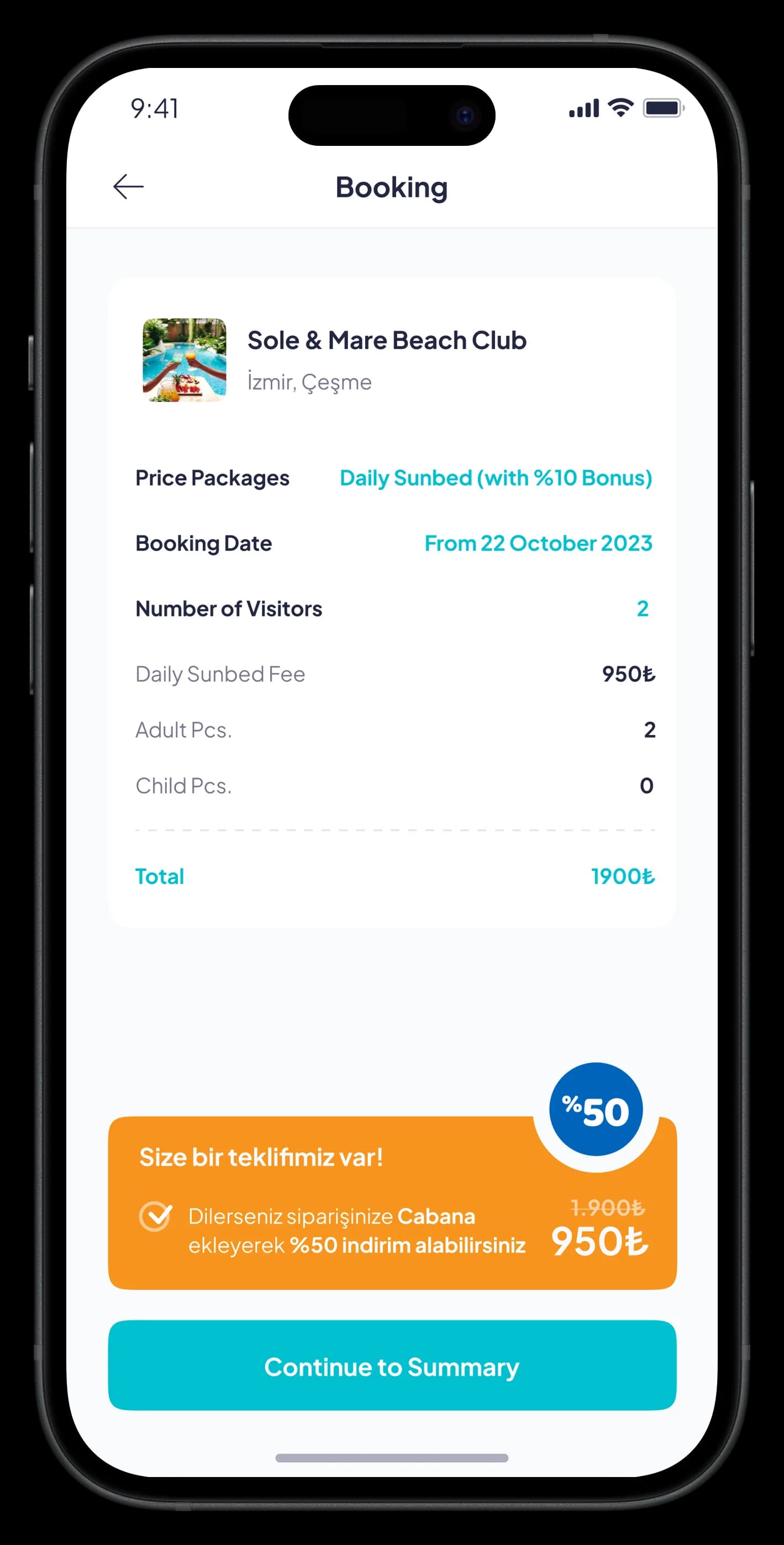 Go Beach Mobile App — Mobil Uygulama