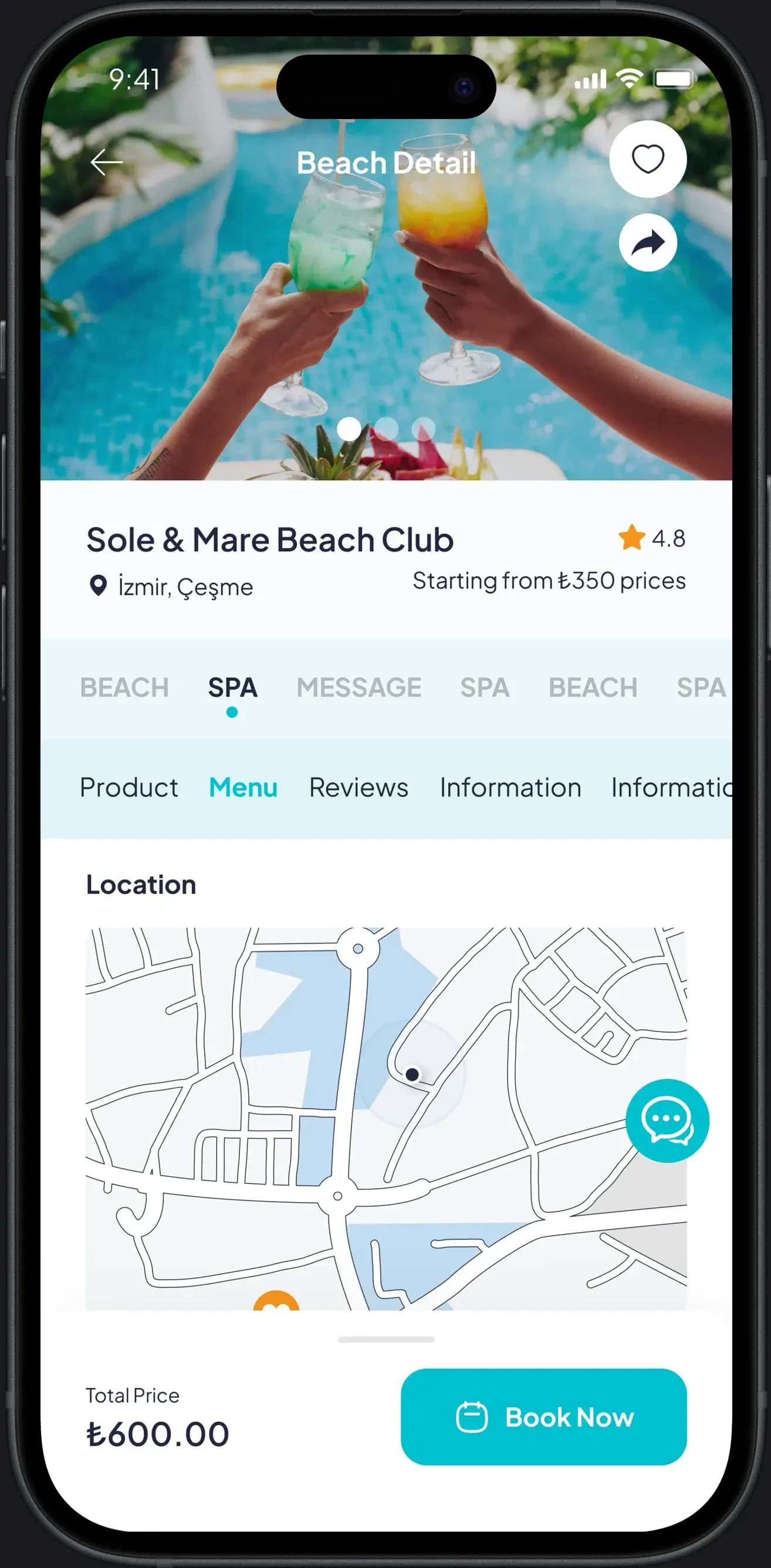 Go Beach Mobile App — Mobil Uygulama