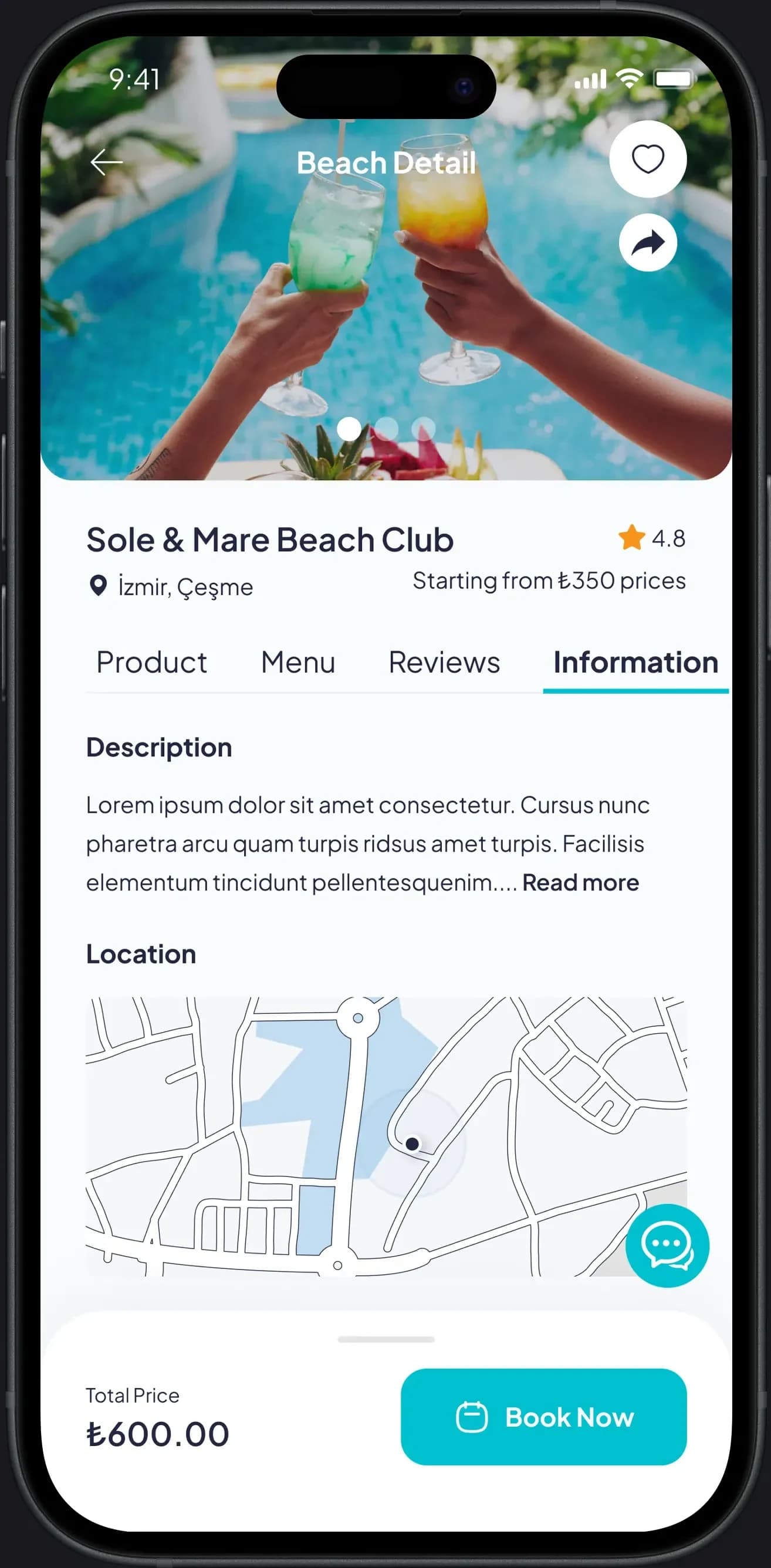 Go Beach Mobile App — Mobil Uygulama
