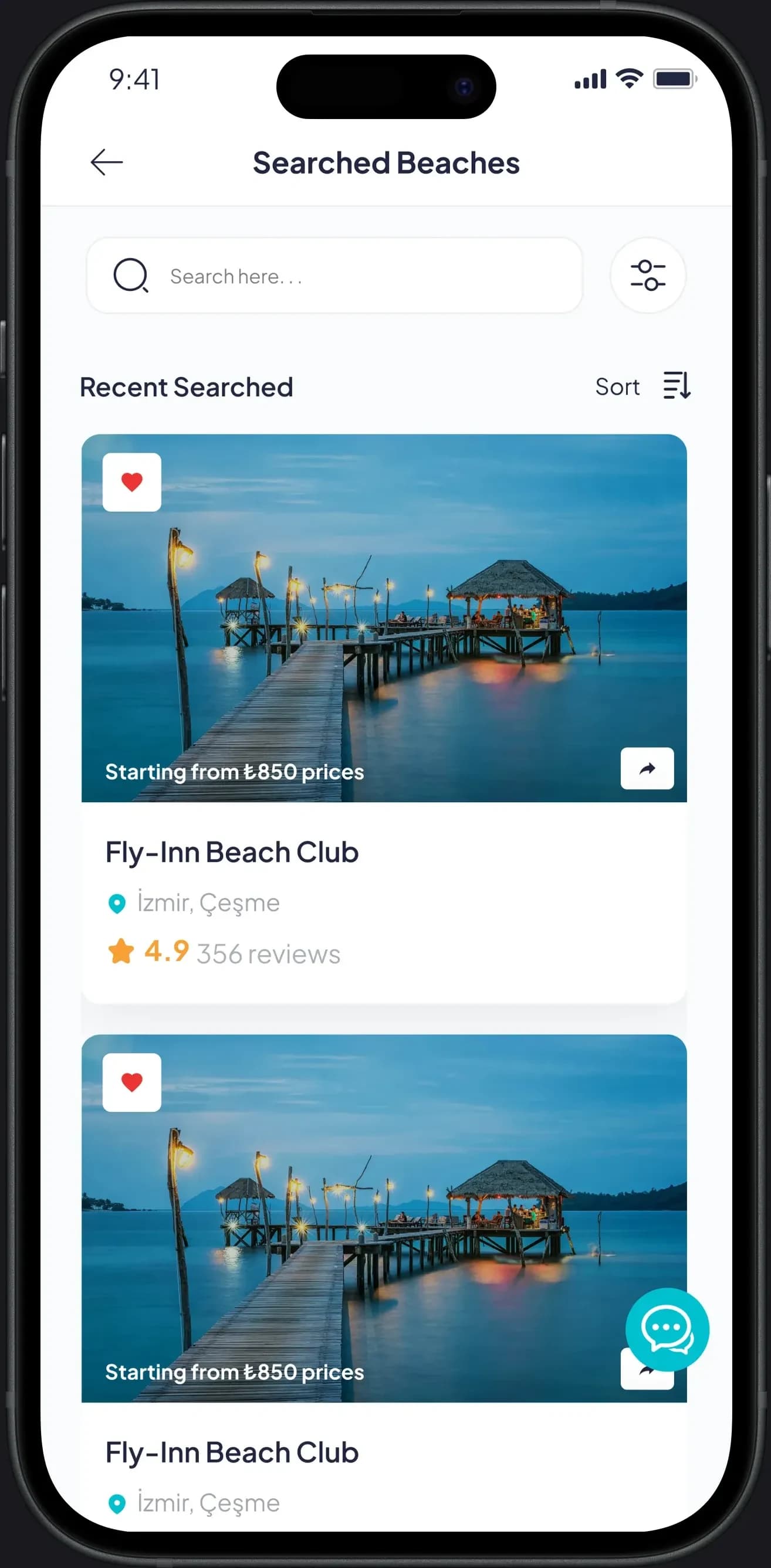 Go Beach Mobile App — Mobil Uygulama
