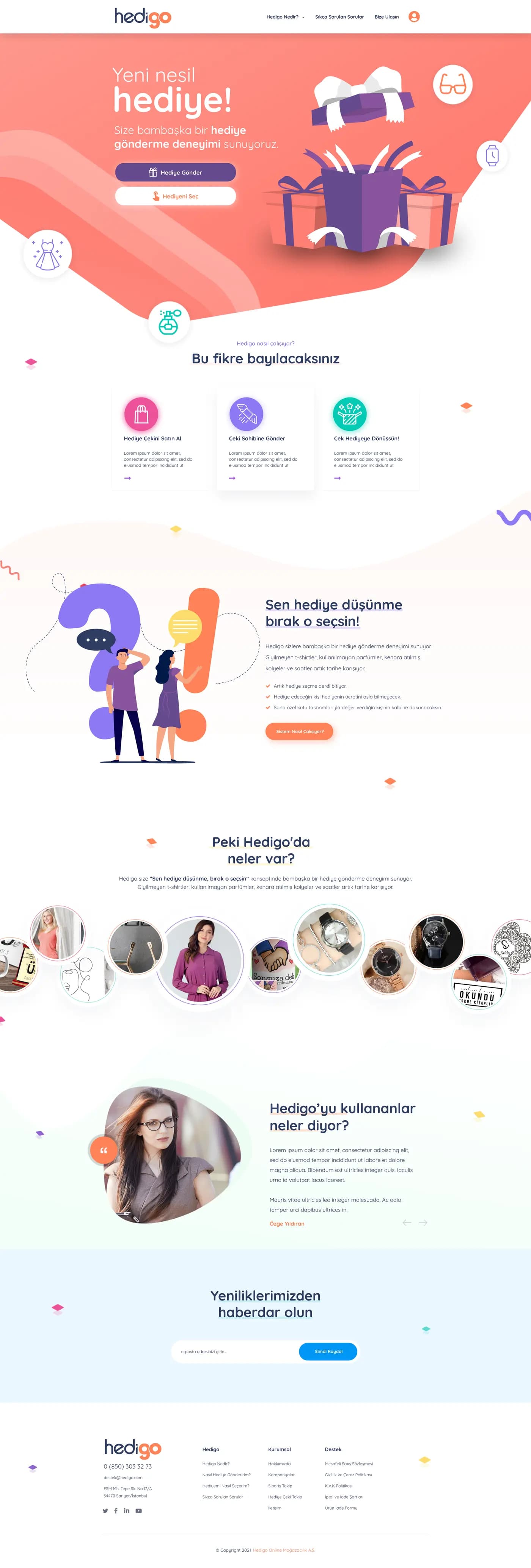 Hedigo Market Place — E-Ticaret
